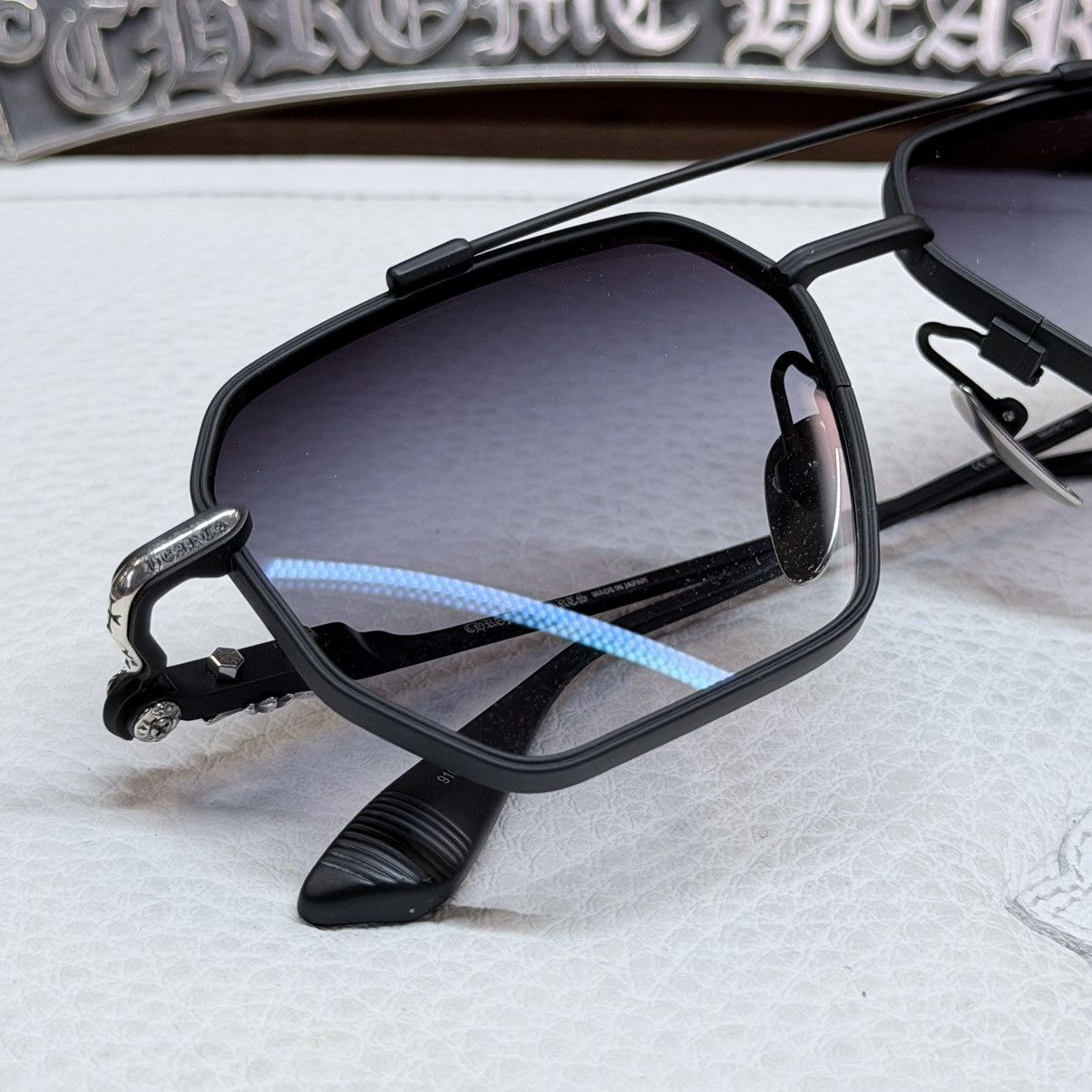 Chrome Hearts Chrome Hearts PHUNK 1/1 Sunglasses Size ONE SIZE - 12 Thumbnail