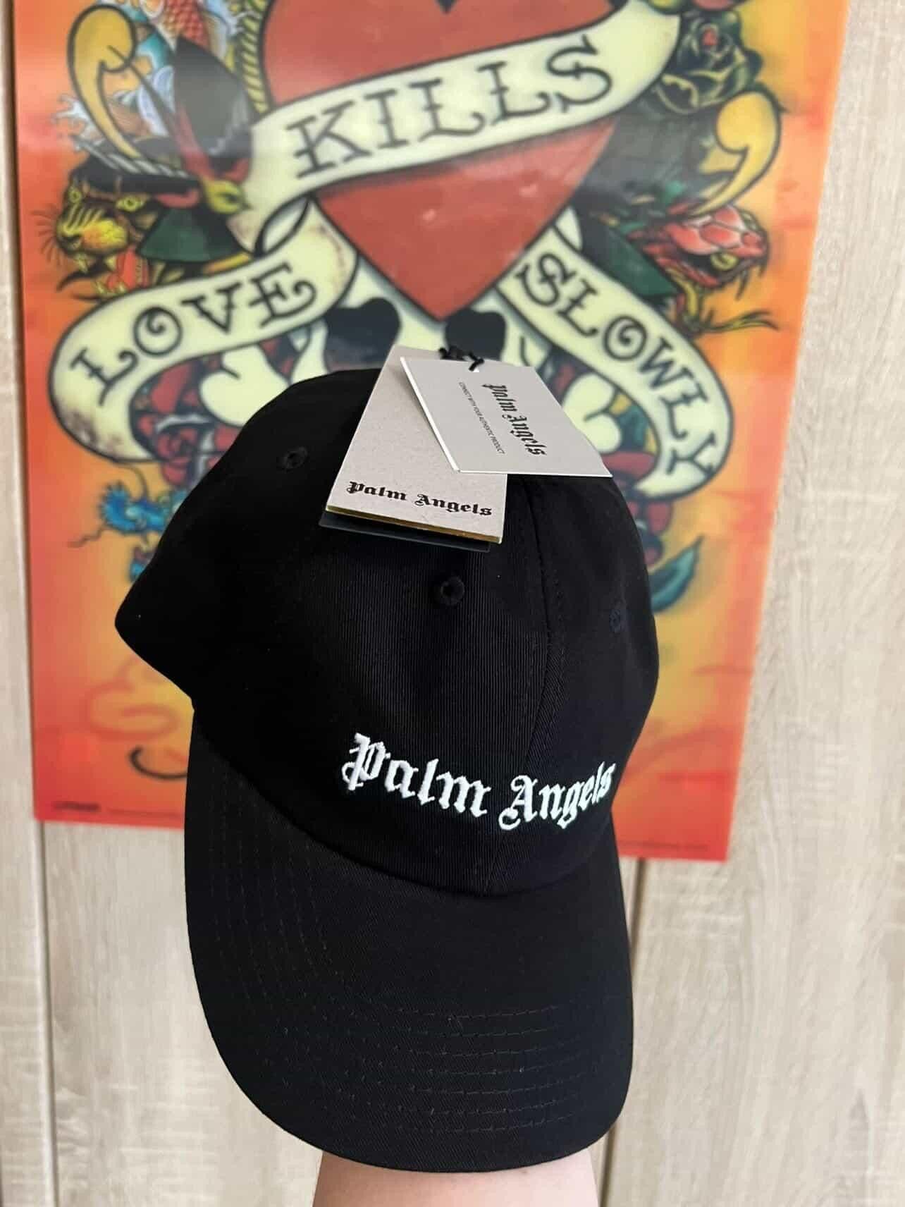 Palm Angels Palm Angels Classics Logo SnapBack Cap Black 💥🔥 Size ONE SIZE - 15 Thumbnail