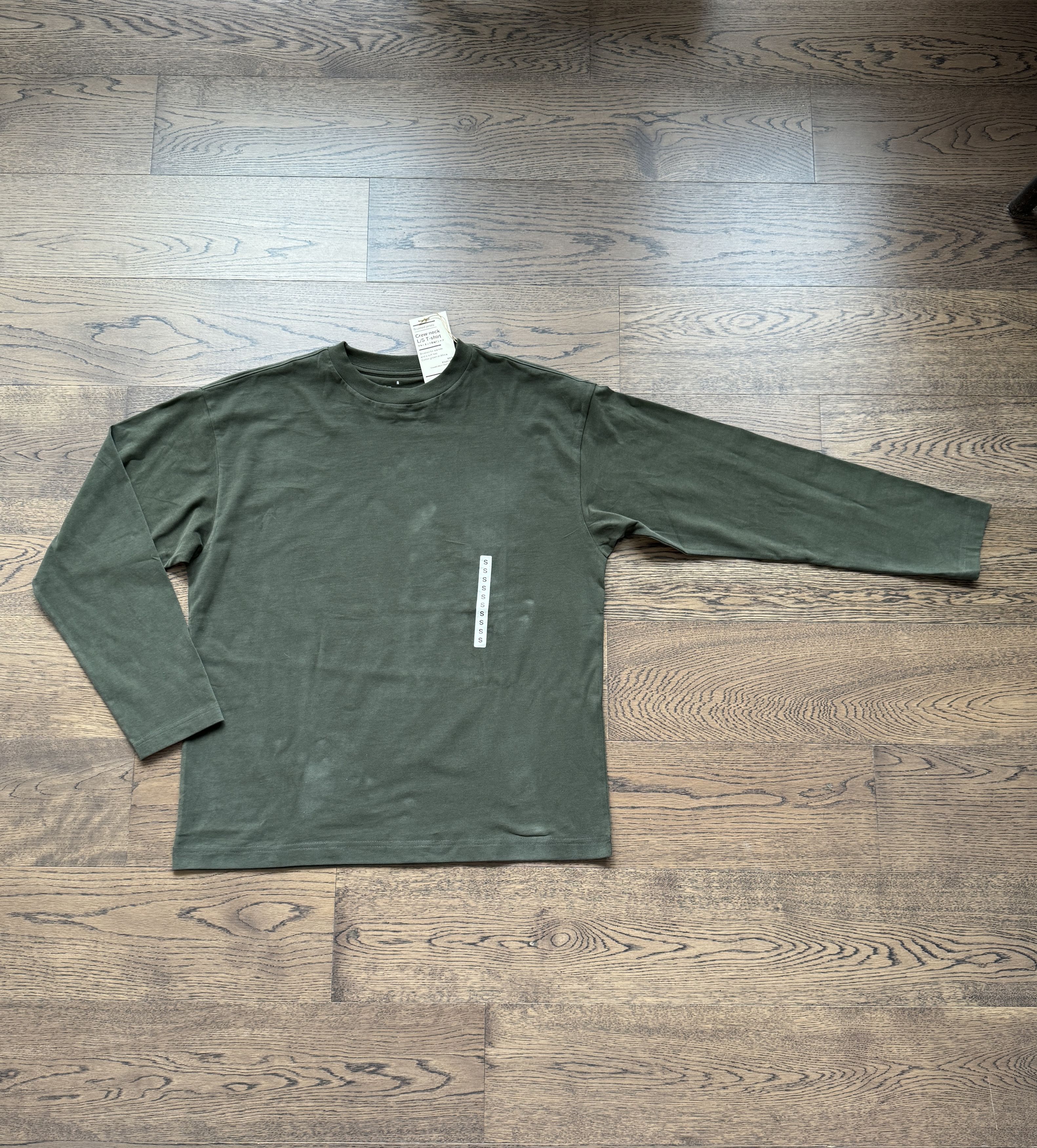 Muji MUJI Japan Mens Brushed Jersey Africa Cotton Army T Shirt Size US S / EU 44-46 / 1 - 7 Thumbnail