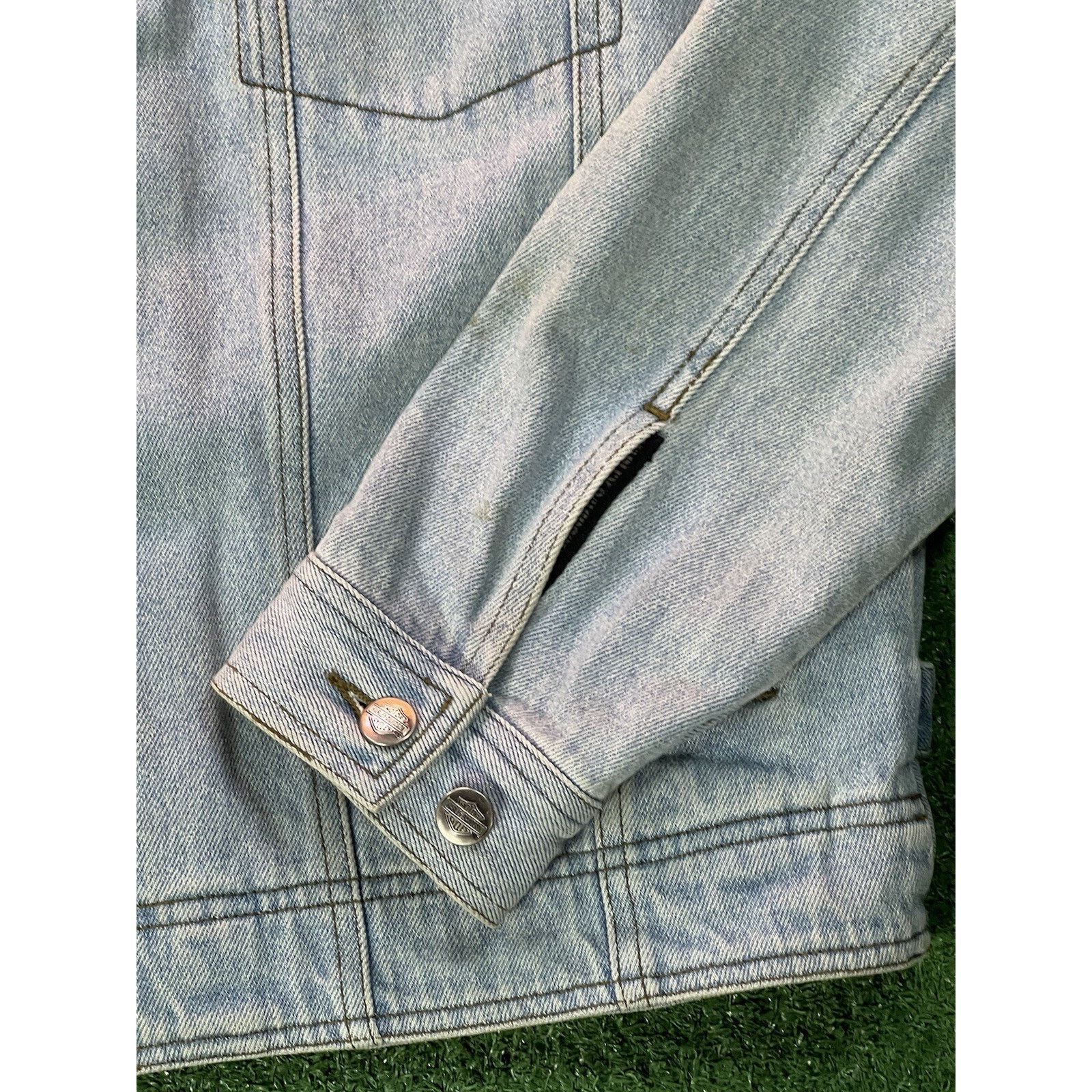 Harley Davidson Harley Davidson Jacket Men M Jean Trucker Big Logo Size US M / EU 48-50 / 2 - 3 Thumbnail