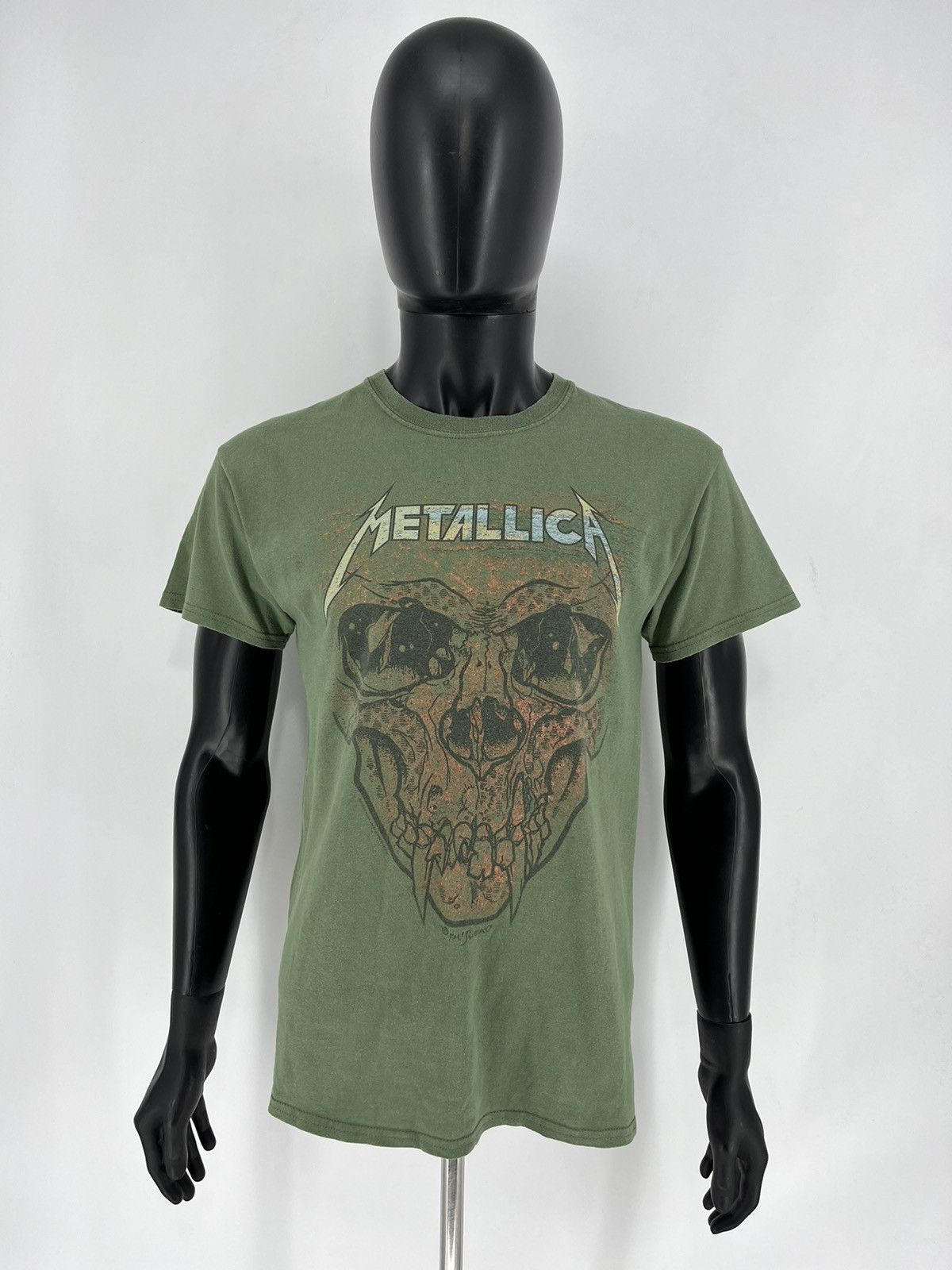 Band Tees Vintage Y2K Metallica Skulls Dead Face Band Rock Streetwear Size US M / EU 48-50 / 2 - 2 Thumbnail