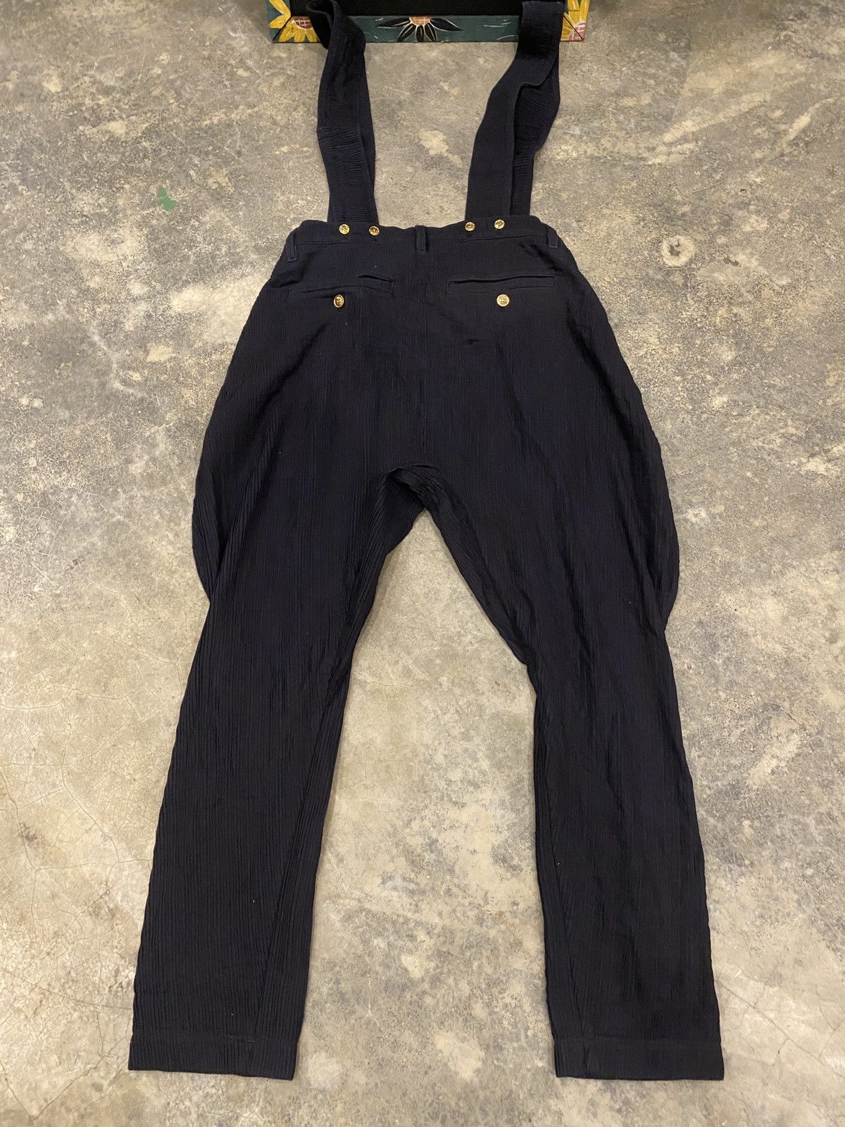 Ne-Net × Pleats Please Issey Miyake SAMPLE Ne-net Pants Pleats Please Design Size 30" / US 8 / IT 44 - 3 Thumbnail