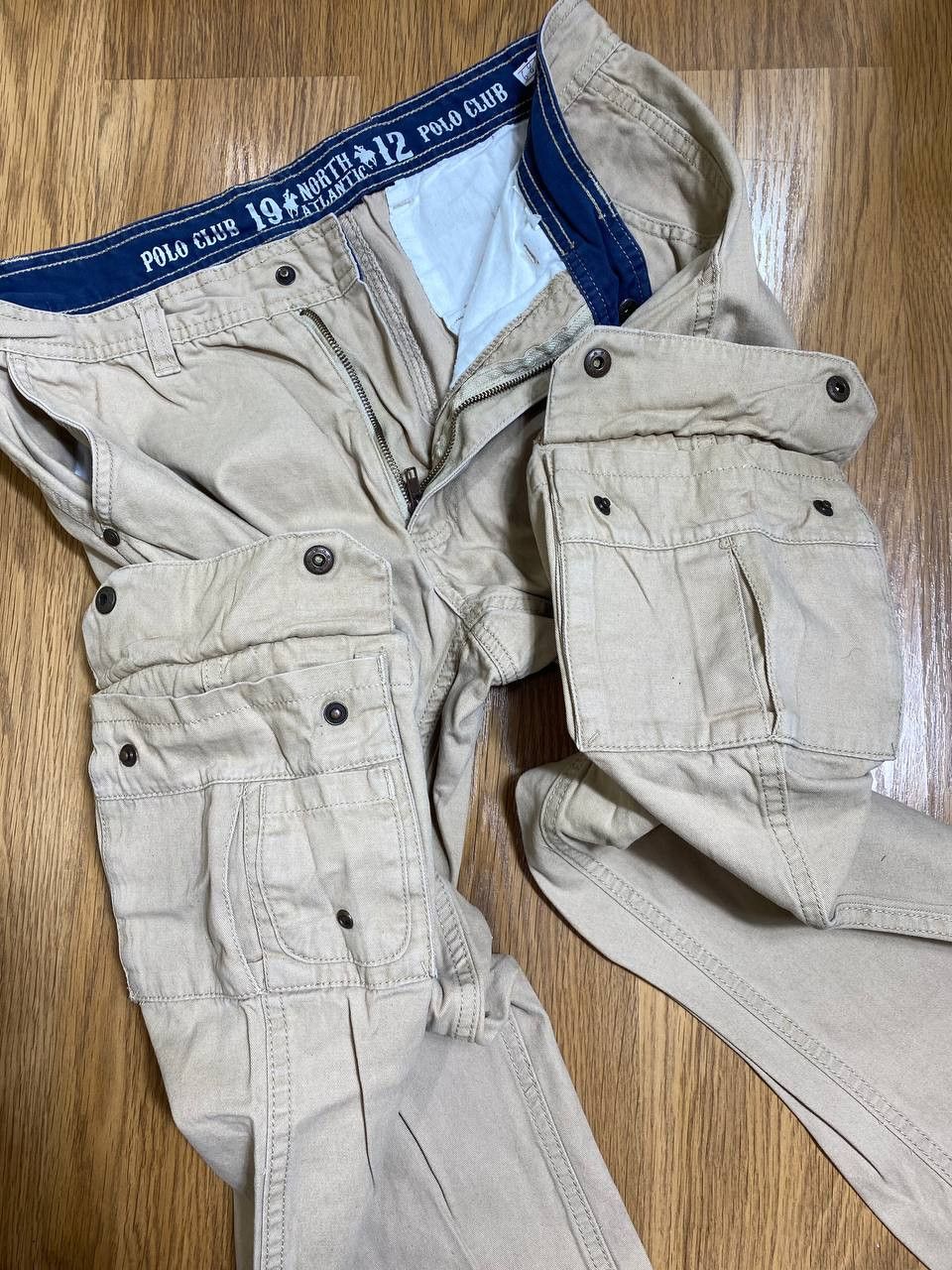 Vintage ➕ y2k cargo bondage straight pants tactical army style Size US 32 / EU 48 - 15 Thumbnail