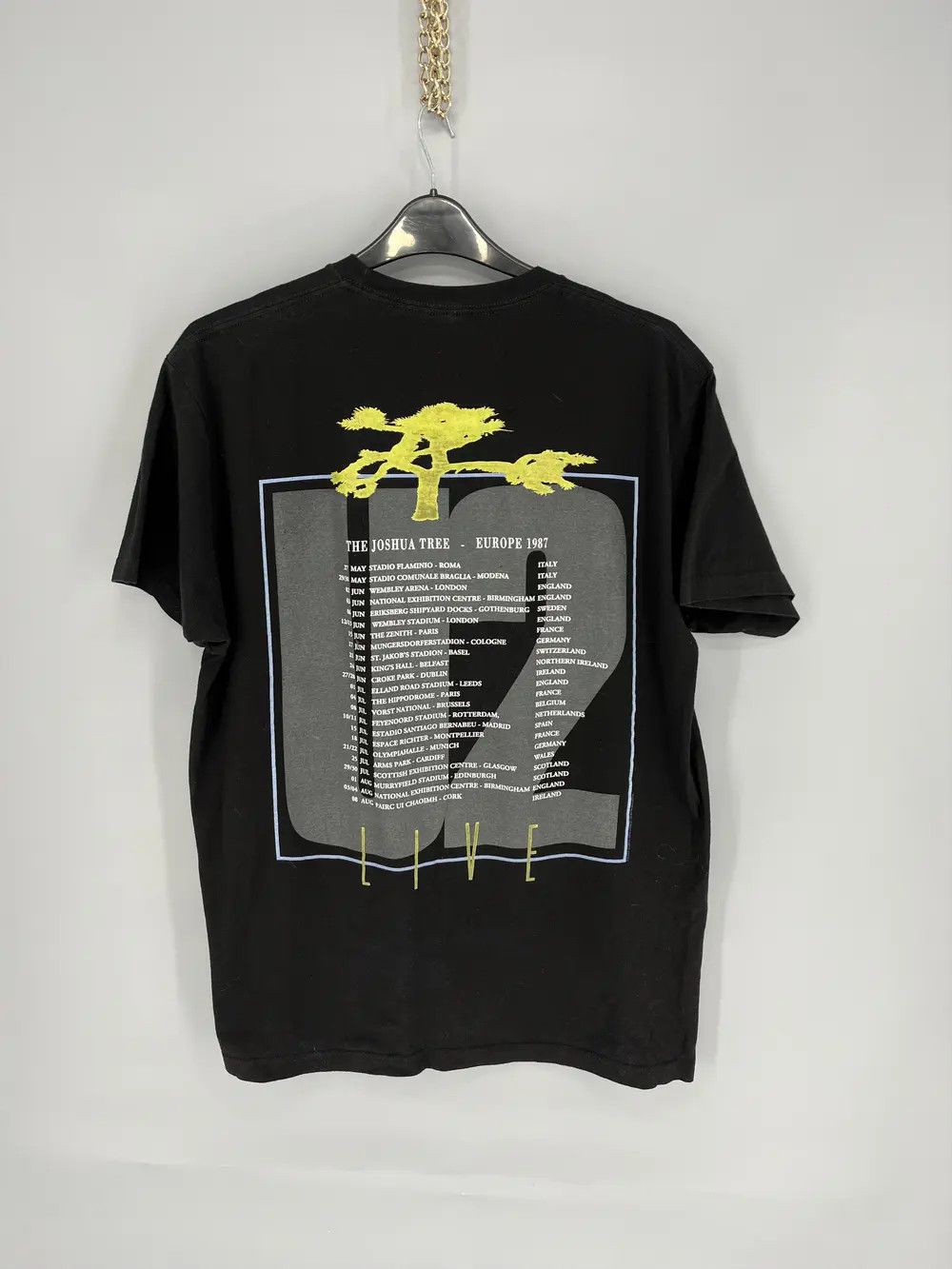 Band Tees Vintage Y2K U2 The Joshua Tree Tour 1987 T Shirt Tee Size US XL / EU 56 / 4 - 11 Thumbnail
