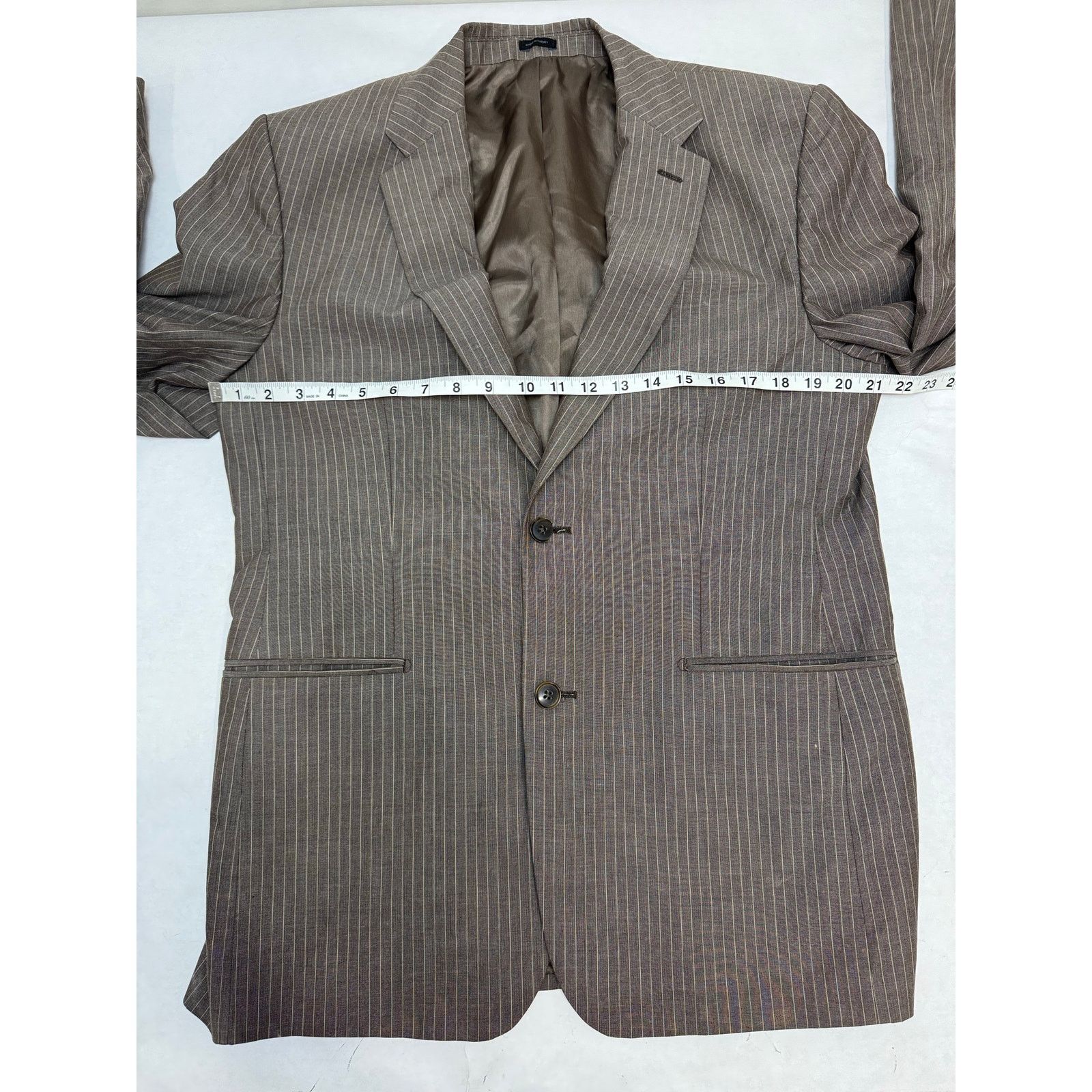 Other Vintage Y2K Express Design Studio Blazer Men Brown 40R Size US XXS / EU 40 - 2 Thumbnail