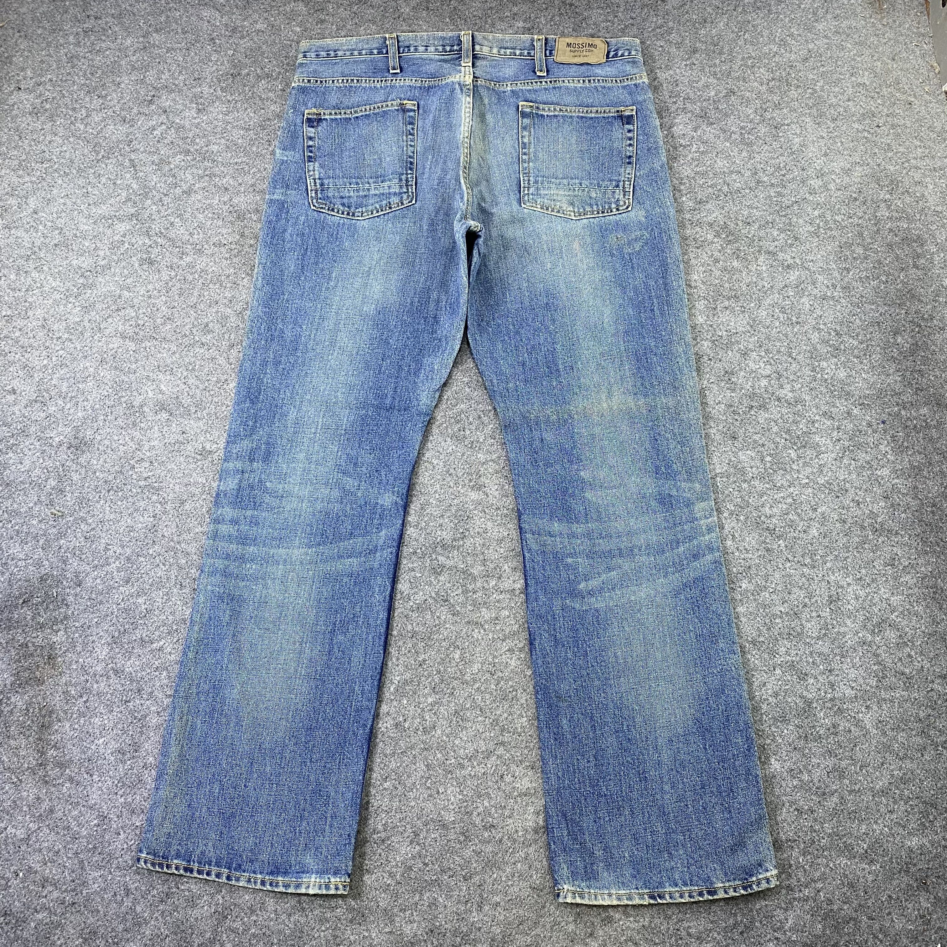Jean × Mossimo × Vintage Vintage Mossimo Supply Straight Droit Blue Wash Jeans-J1147 Size US 39 - 4 Thumbnail