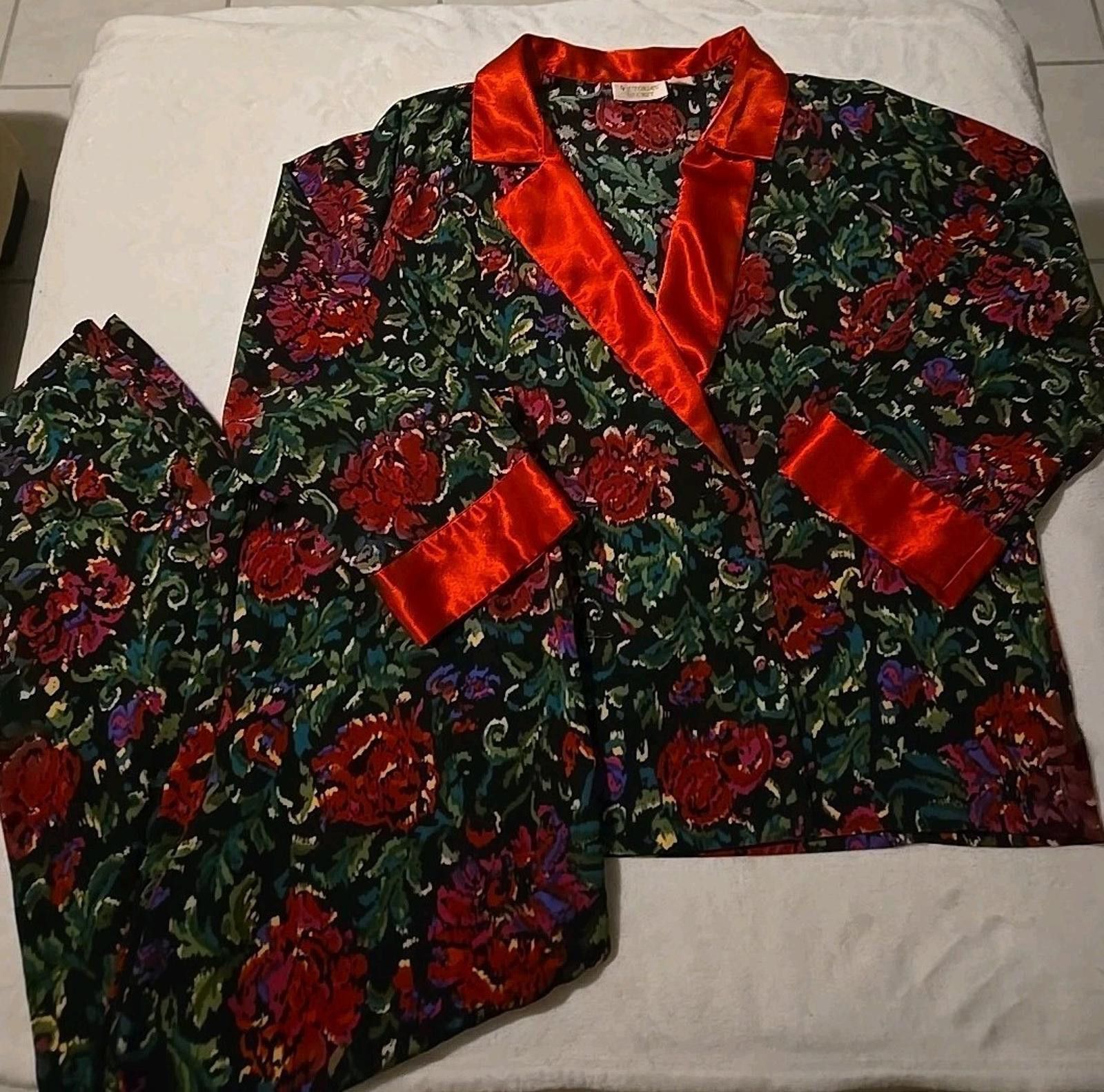 Other Victoria Secret Pajama Set Gold Label & Satin Camisole Sz S Size ONE SIZE - 2 Thumbnail