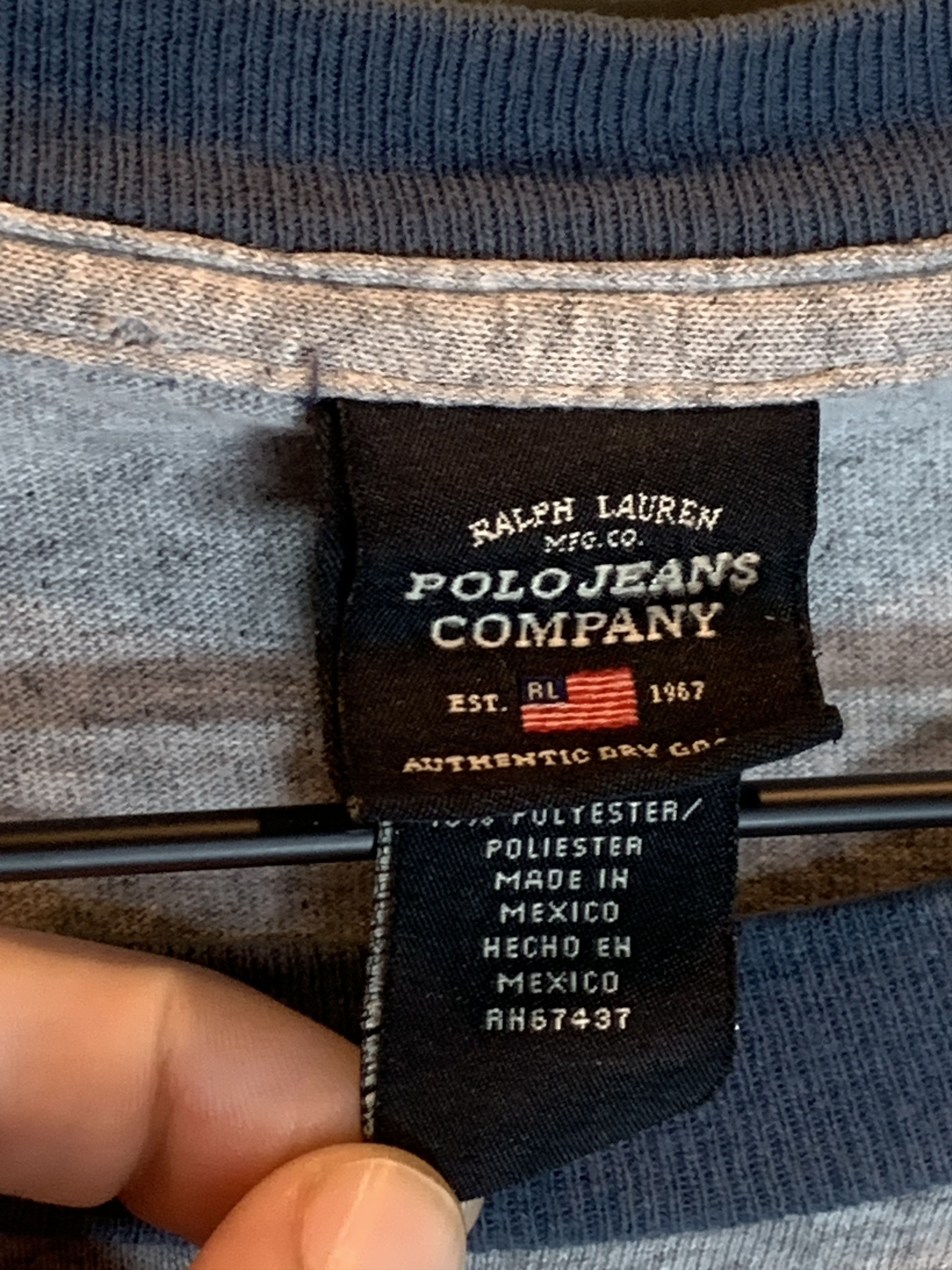 Polo Ralph Lauren *RARE* Vintage 90’s Polo Jeans Co Ralph Lauren T-Shirt Size US L / EU 52-54 / 3 - 9 Thumbnail