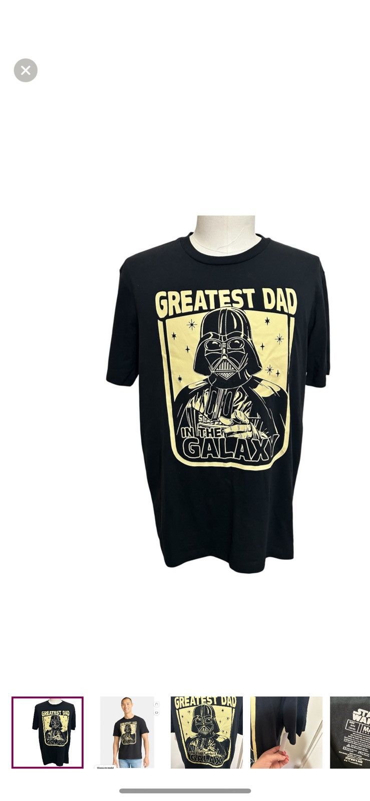Mad Engine Mad engine Star Wars medium black darth vader dad tee Size US M / EU 48-50 / 2 - 1 Thumbnail