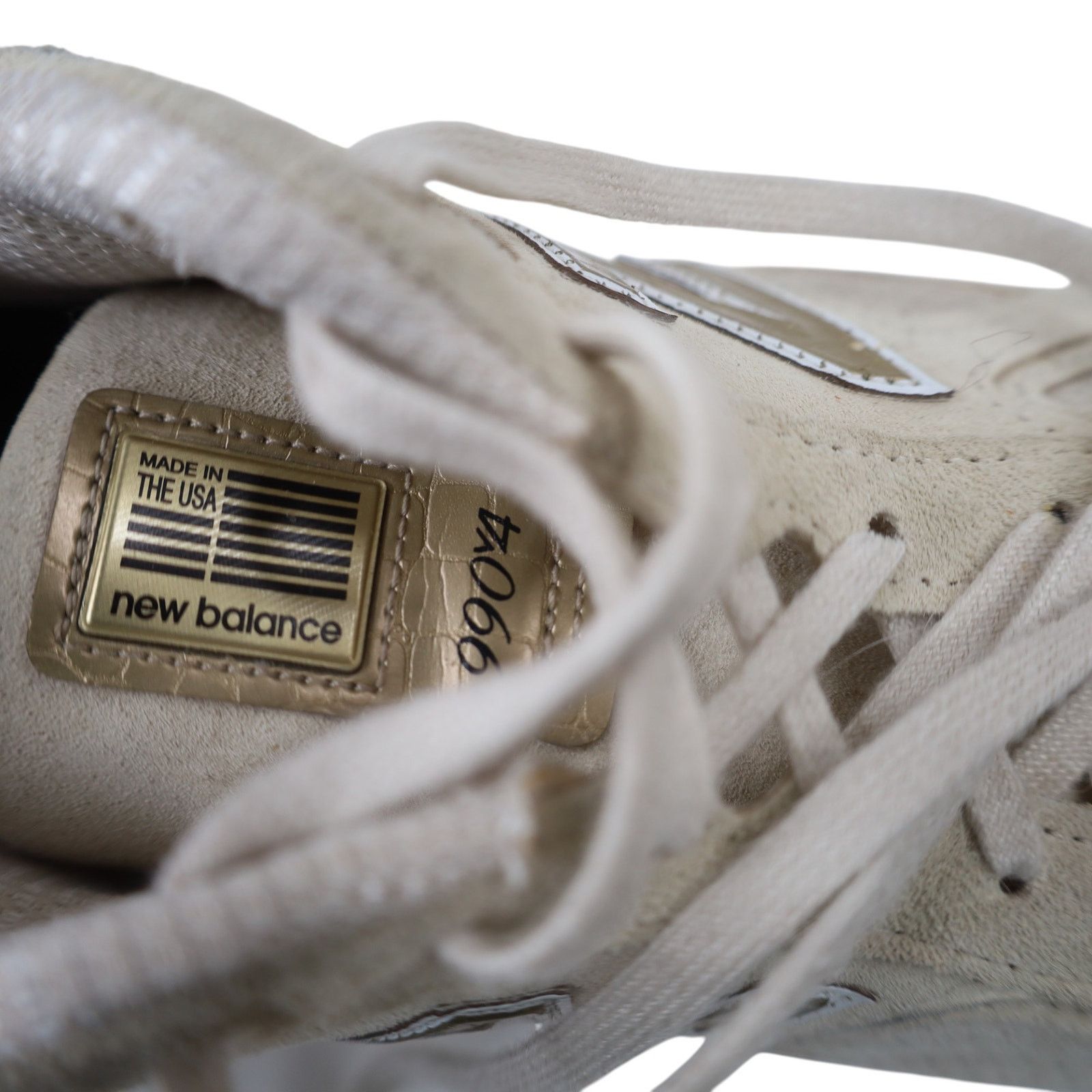 New Balance New Balance 990v4 Angora Sneakers Size US 12 / EU 45 - 5 Thumbnail