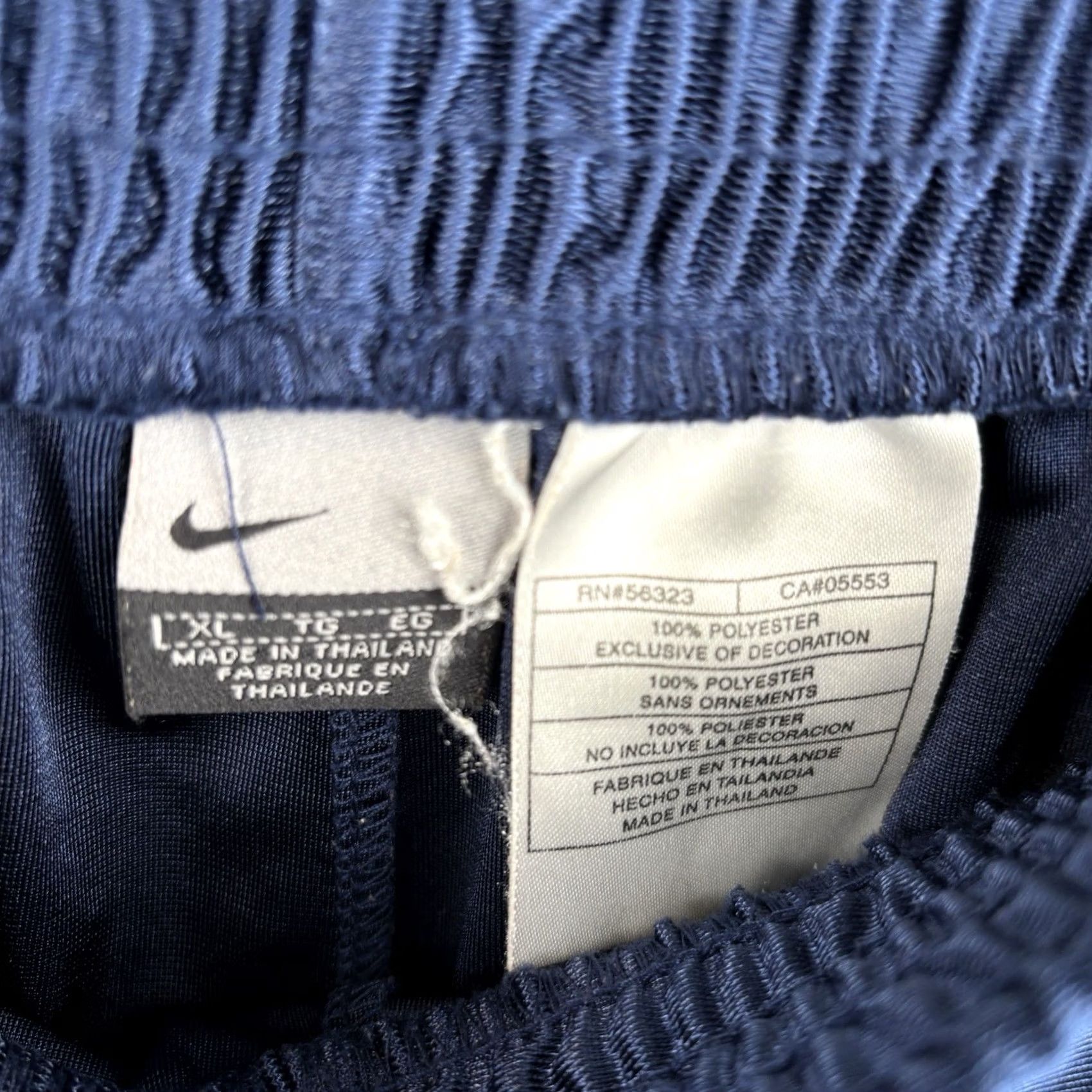 Nike Nike Shiny Dazzle Break Away Pants Mens XL Navy Baggy Vintage 90s Y2K Basketball Track Pants Size US 36 / EU 52 - 5 Thumbnail