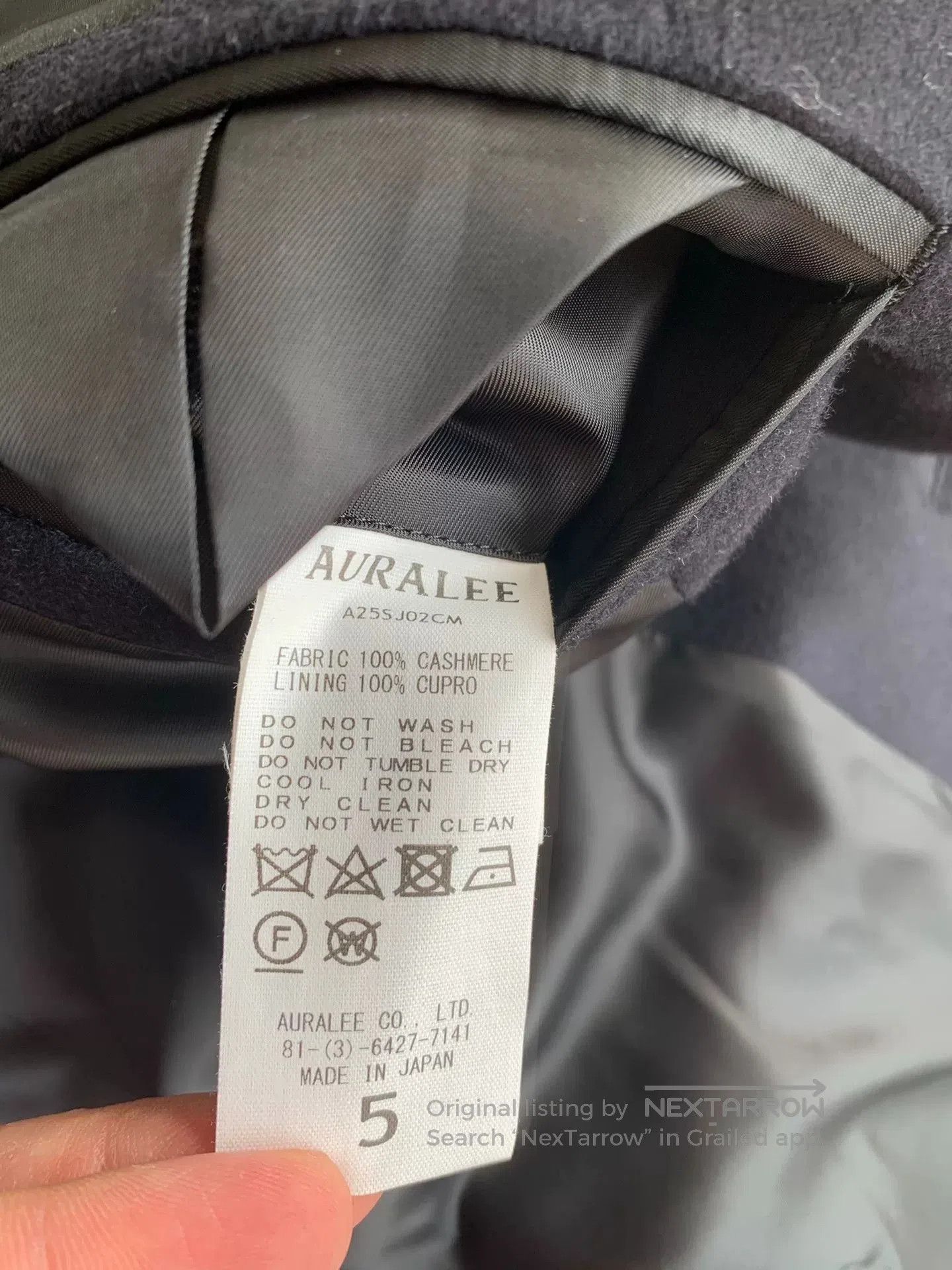 Auralee auraalee cashmere moleskin jacket size 5. Size US L / EU 52-54 / 3 - 5 Thumbnail