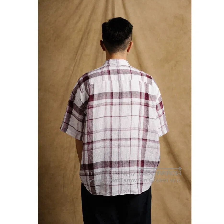 Japanese Brand Black Check Short Sleeve Shirt. Size US L / EU 52-54 / 3 - 6 Thumbnail