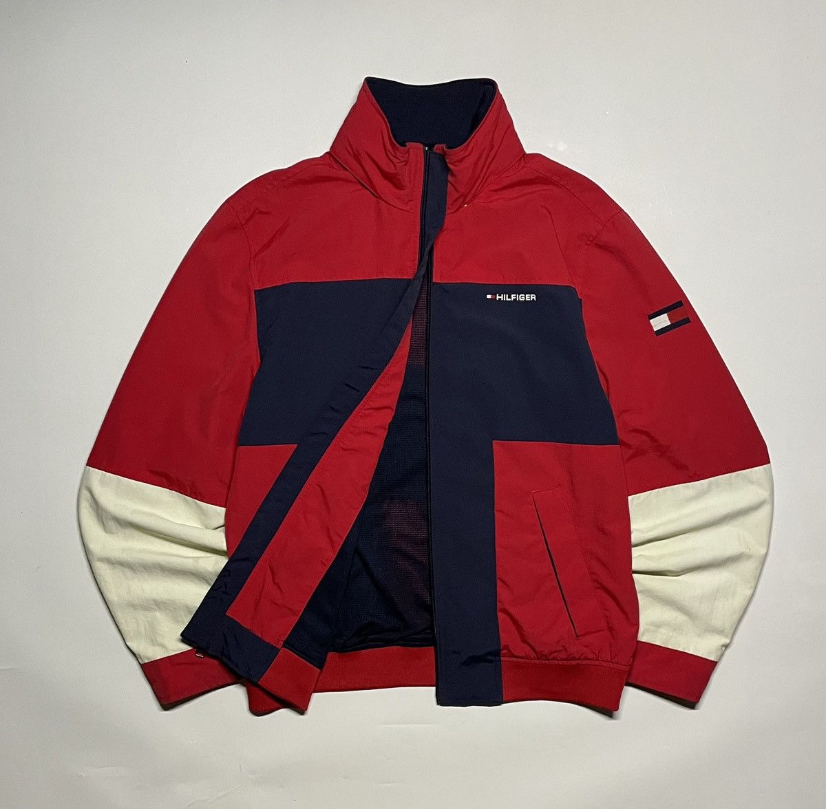 Tommy Hilfiger × Vintage Tommy HiIfiger C88-78B7996 speelout sportwear windbreaker Size US M / EU 48-50 / 2 - 2 Thumbnail