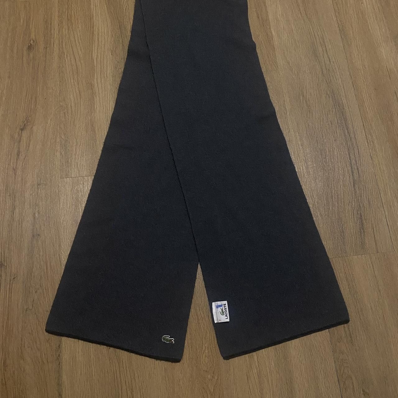 Lacoste Grey Lacoste Cotton scarf #winteraccessories Size US 32 / EU 48 - 1 Thumbnail