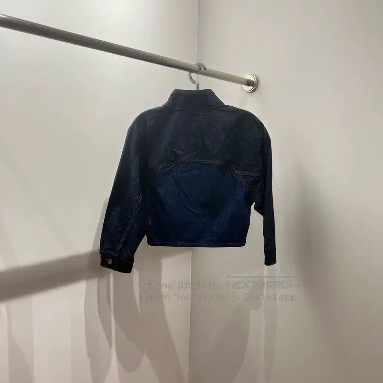 Fendi Fendi Color-Blocked Single-Breasted High-Neck Logo Denim J Size XS / US 0-2 / IT 36-38 - 2 Thumbnail