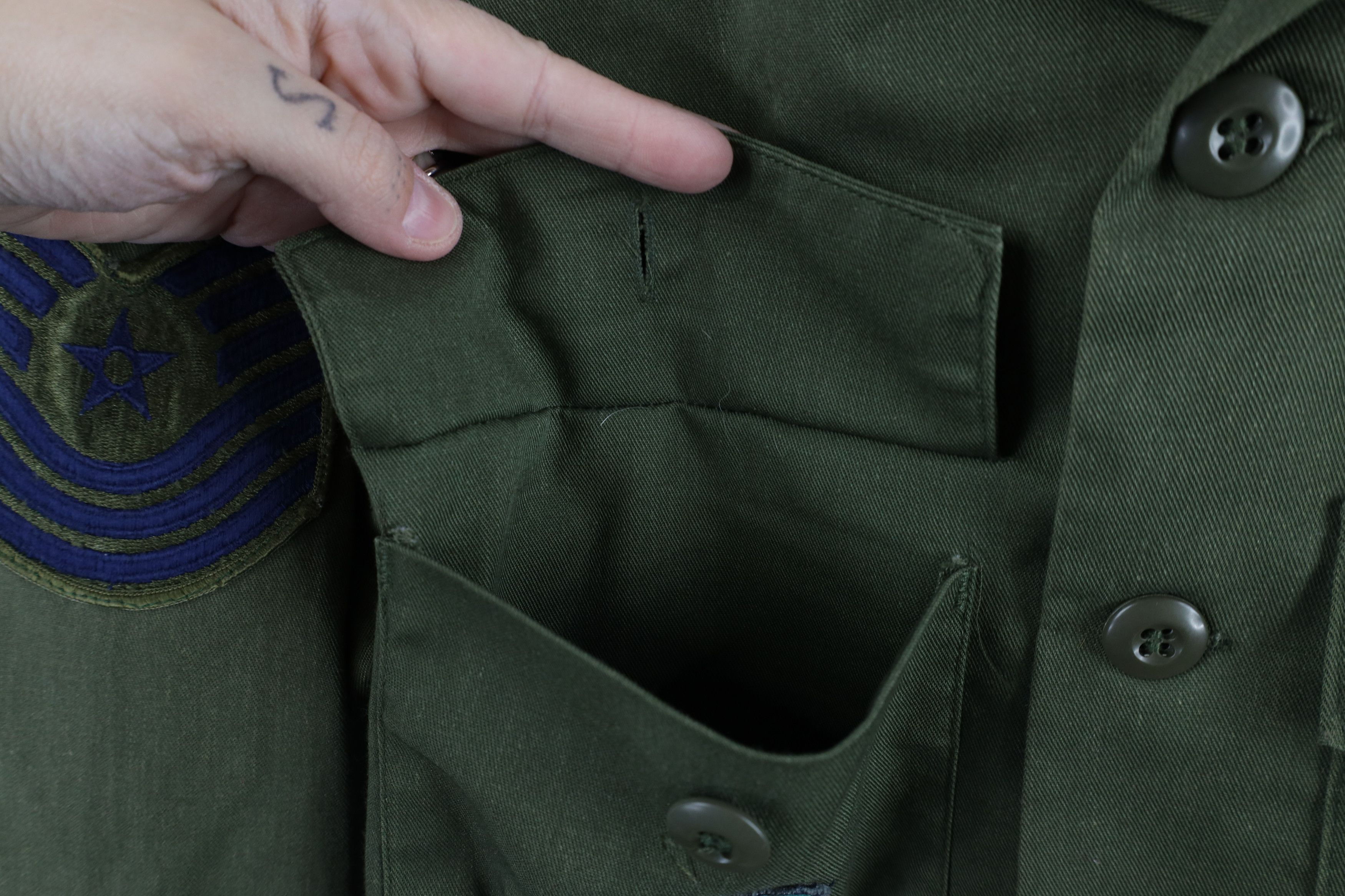 Vintage Vintage 80s US Air Force Military Field Button Shirt USA Size US M / EU 48-50 / 2 - 8 Thumbnail