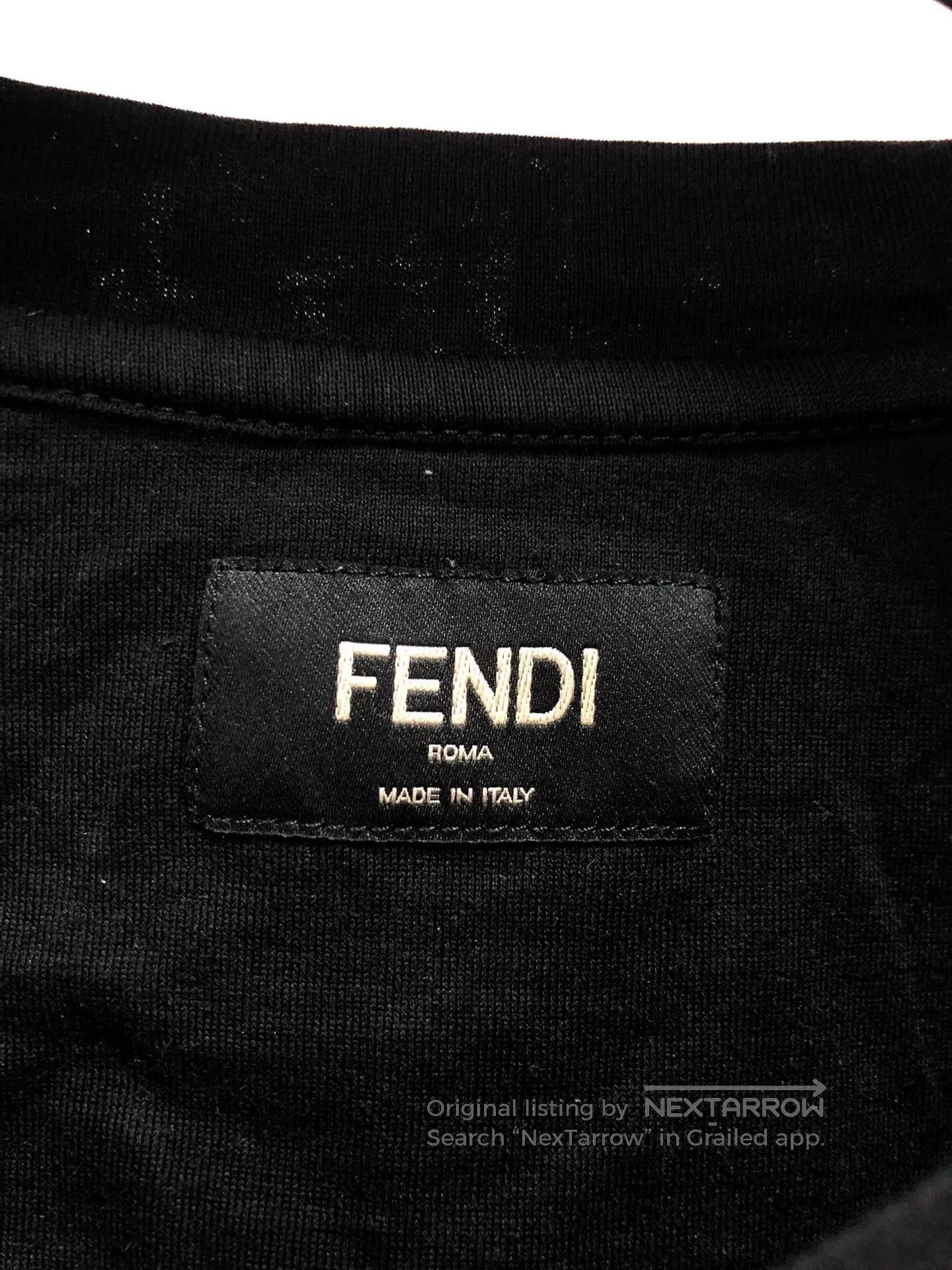 Fendi Fendi Graffiti Heart Print Black Sweatshirt. Size S / US 4 / IT 40 - 3 Thumbnail
