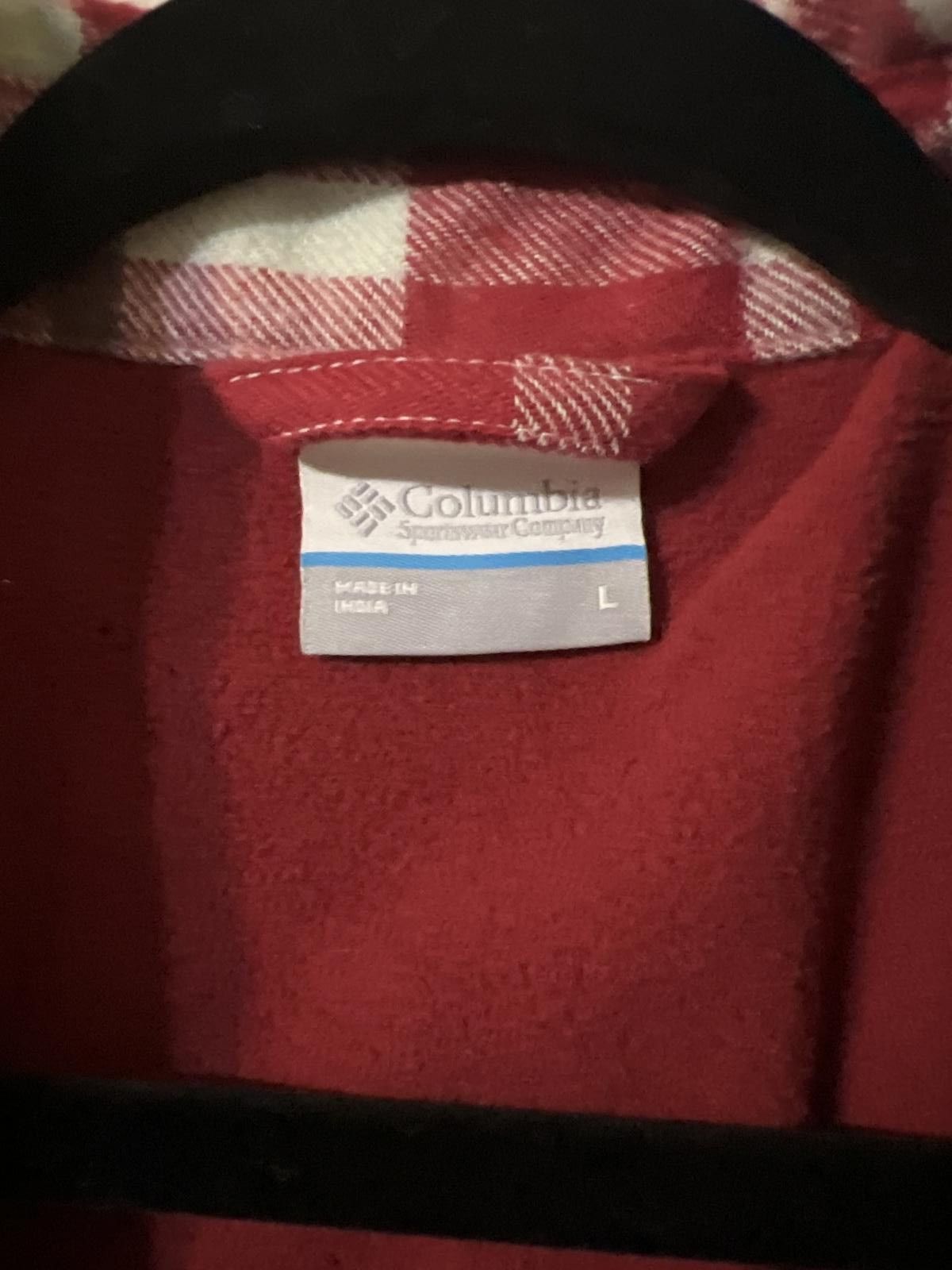 Columbia Columbia Men's Red Plaid Button-Up Shirt Jacket L Size US L / EU 52-54 / 3 - 4 Thumbnail