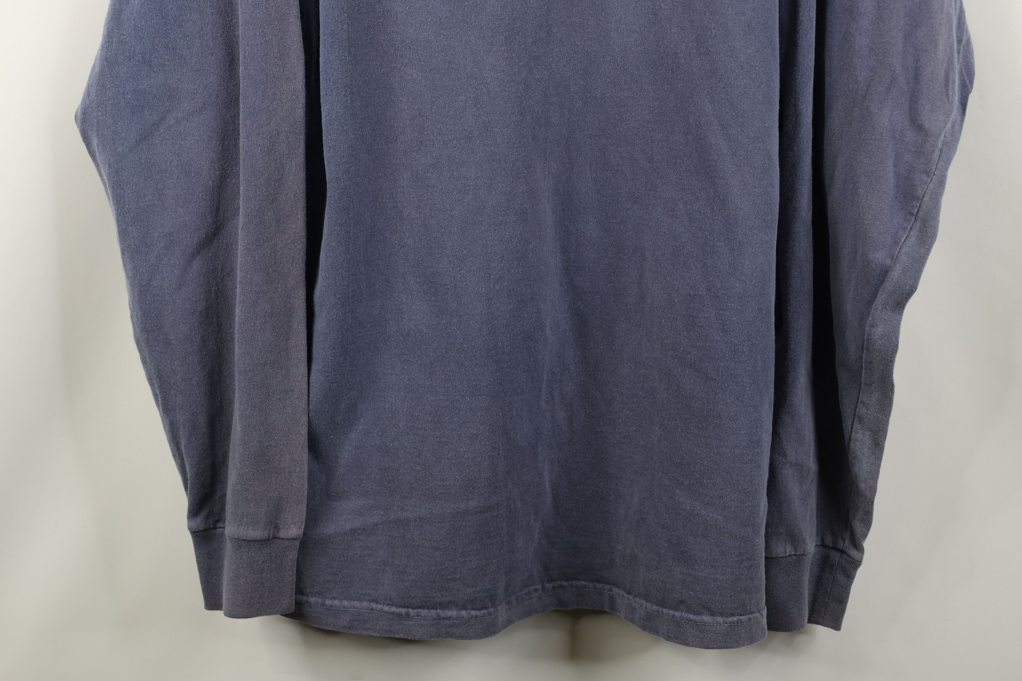 Vintage Vintage 90s Streetwear Heavy Cotton Long Sleeve T-Shirt Size US XL / EU 56 / 4 - 3 Thumbnail