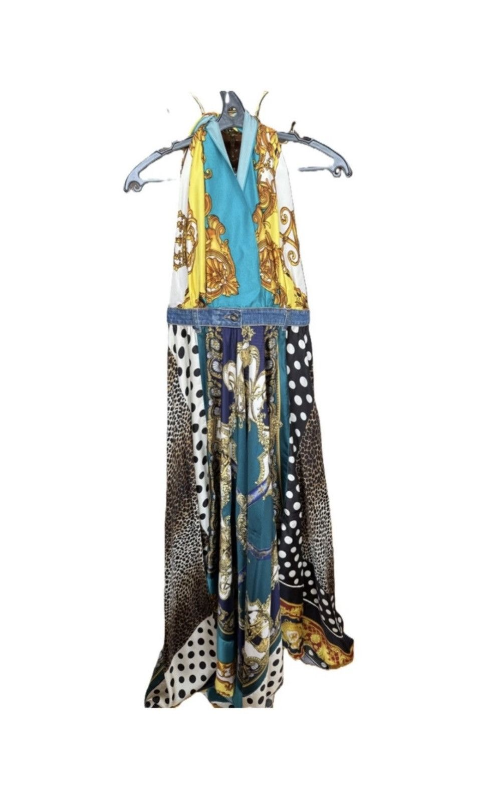 Dolce & Gabbana Dolce & Gabbana Spring Summer 2012 Runway Patchwork Dress Size L / US 10 / IT 46 - 3 Thumbnail
