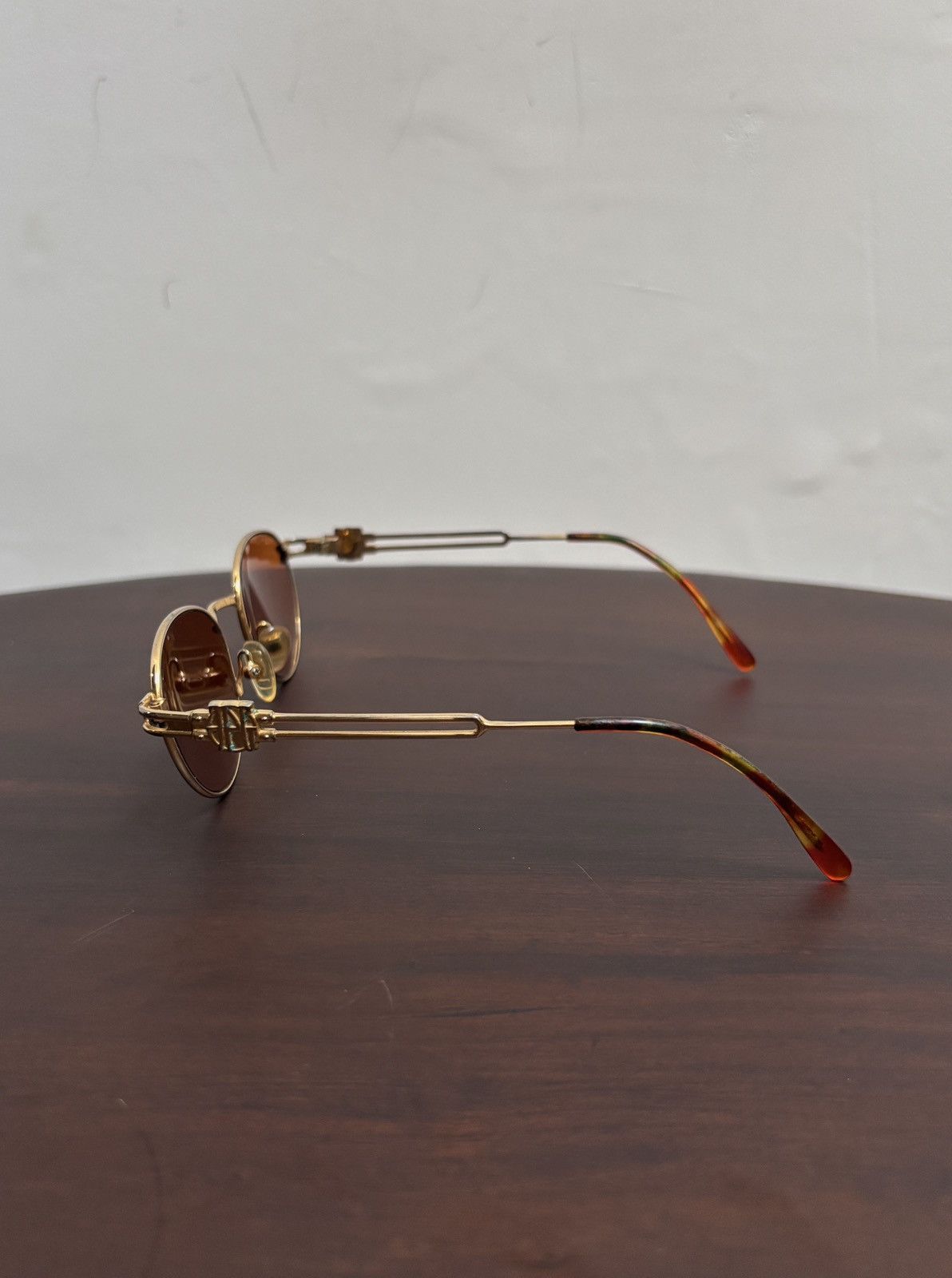 Jean Paul Gaultier FREE TAX! 90s Gold Framed Sunglasses Size ONE SIZE - 5 Thumbnail