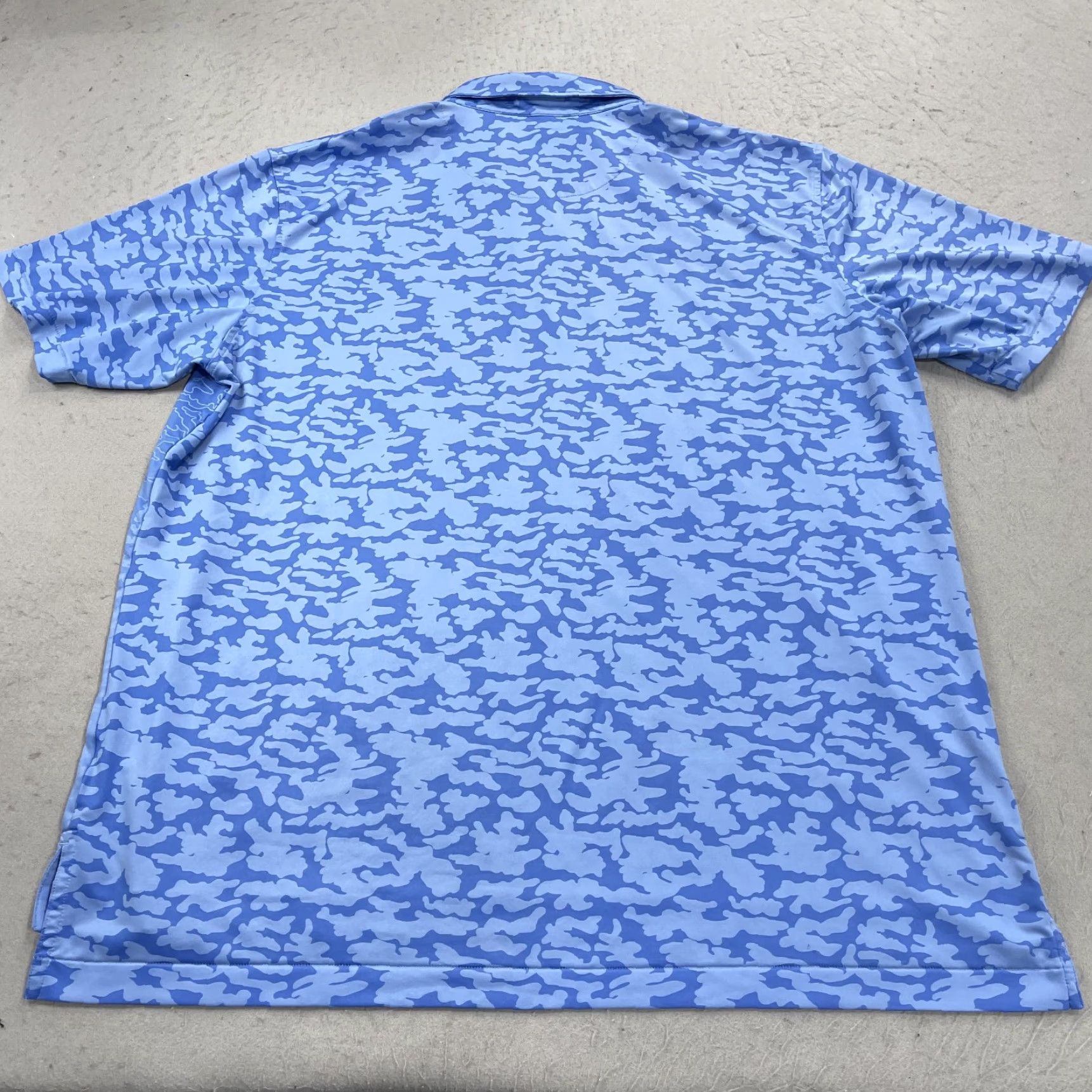 Peter Millar Peter Millar Polo Shirt Mens XL Blue Golf Summer Comfort Camouflage Ombre Loud No Logo Size US XL / EU 56 / 4 - 6 Thumbnail