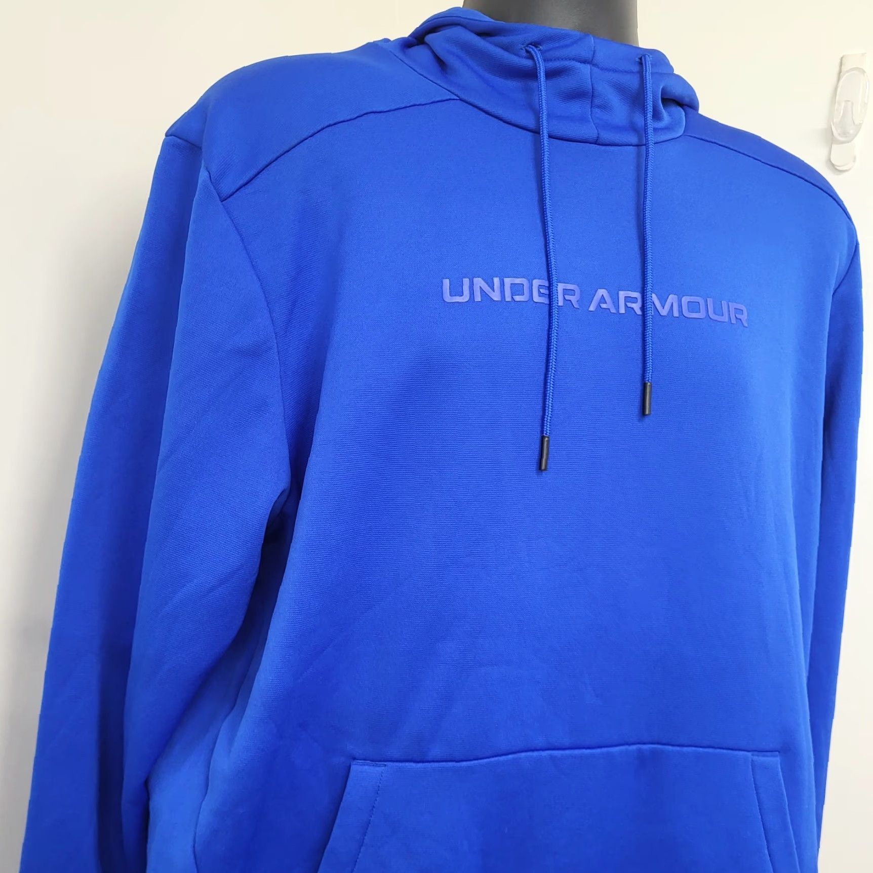 Under Armour Under Armour Hoodie Men L Royal Blue Team Armour Fleece Woodmark EUC Size US L / EU 52-54 / 3 - 4 Thumbnail