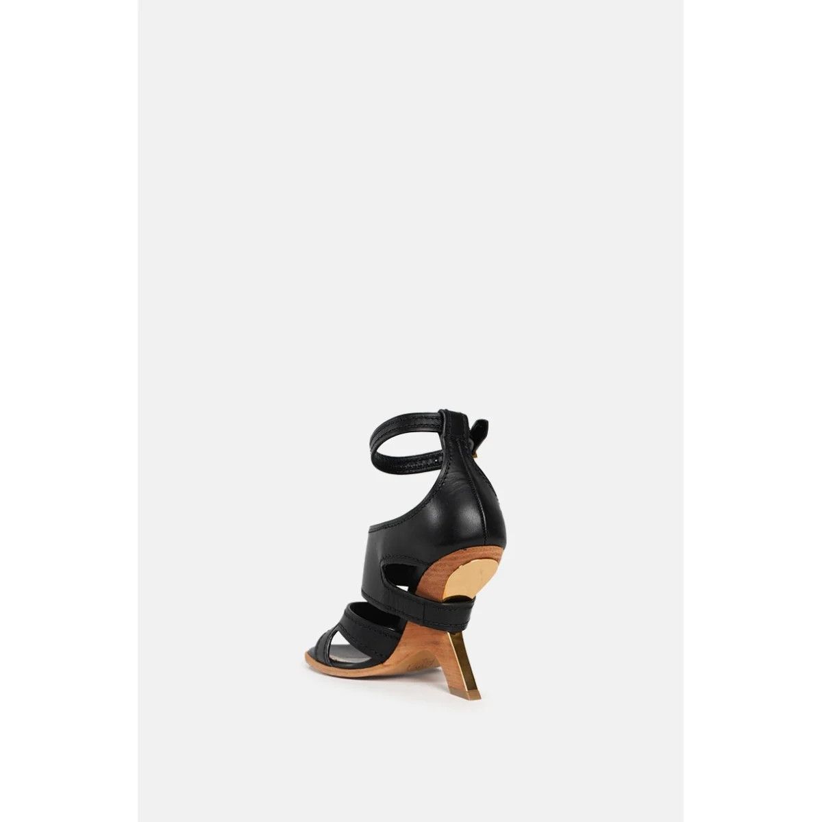 Alexander McQueen o1y0225 Sandals in Black Size US 6 / IT 36 - 3 Thumbnail