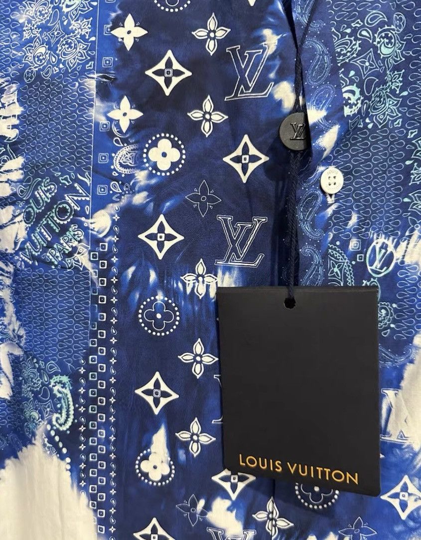 Louis Vuitton Louis Vuitton L Monogram Bandana Button Up Shirt Size US L / EU 52-54 / 3 - 3 Thumbnail