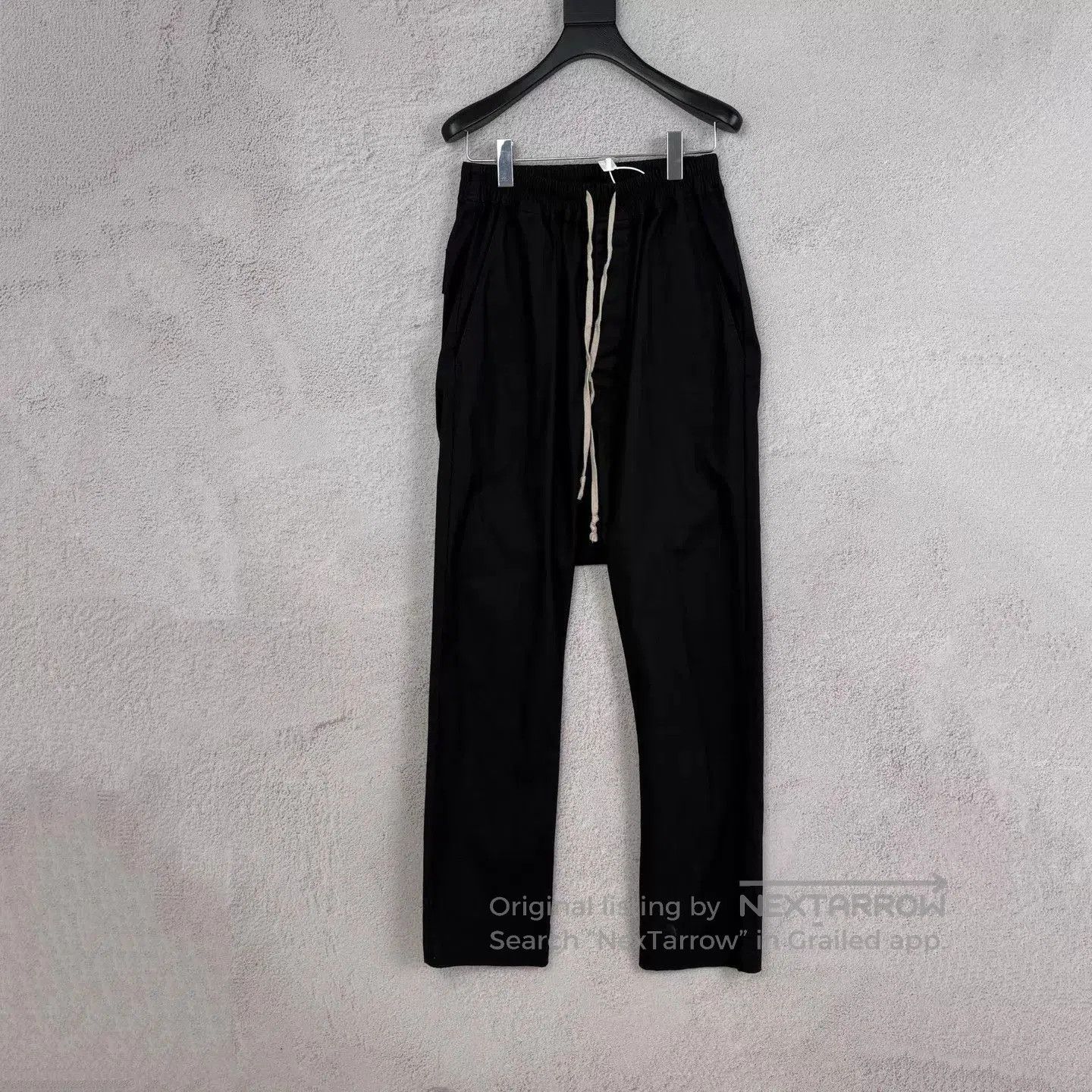 Rick Owens Black Casual Drawstring Pants Size 30. Size US 30 / EU 46 - 1 Thumbnail