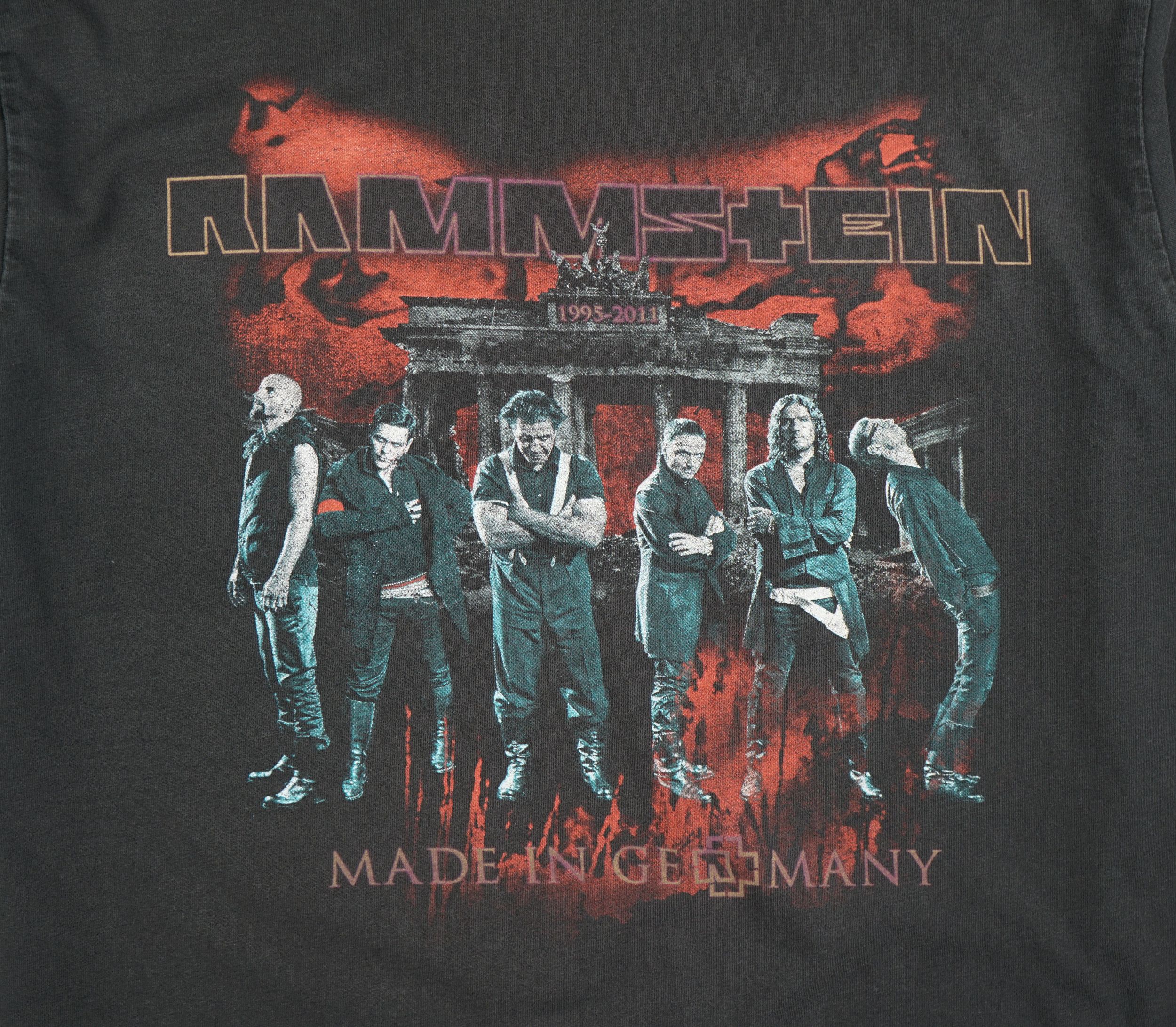 Band Tees × Vintage Vintage 2012 Rammstein Tour T-Shirt Size US M / EU 48-50 / 2 - 2 Thumbnail