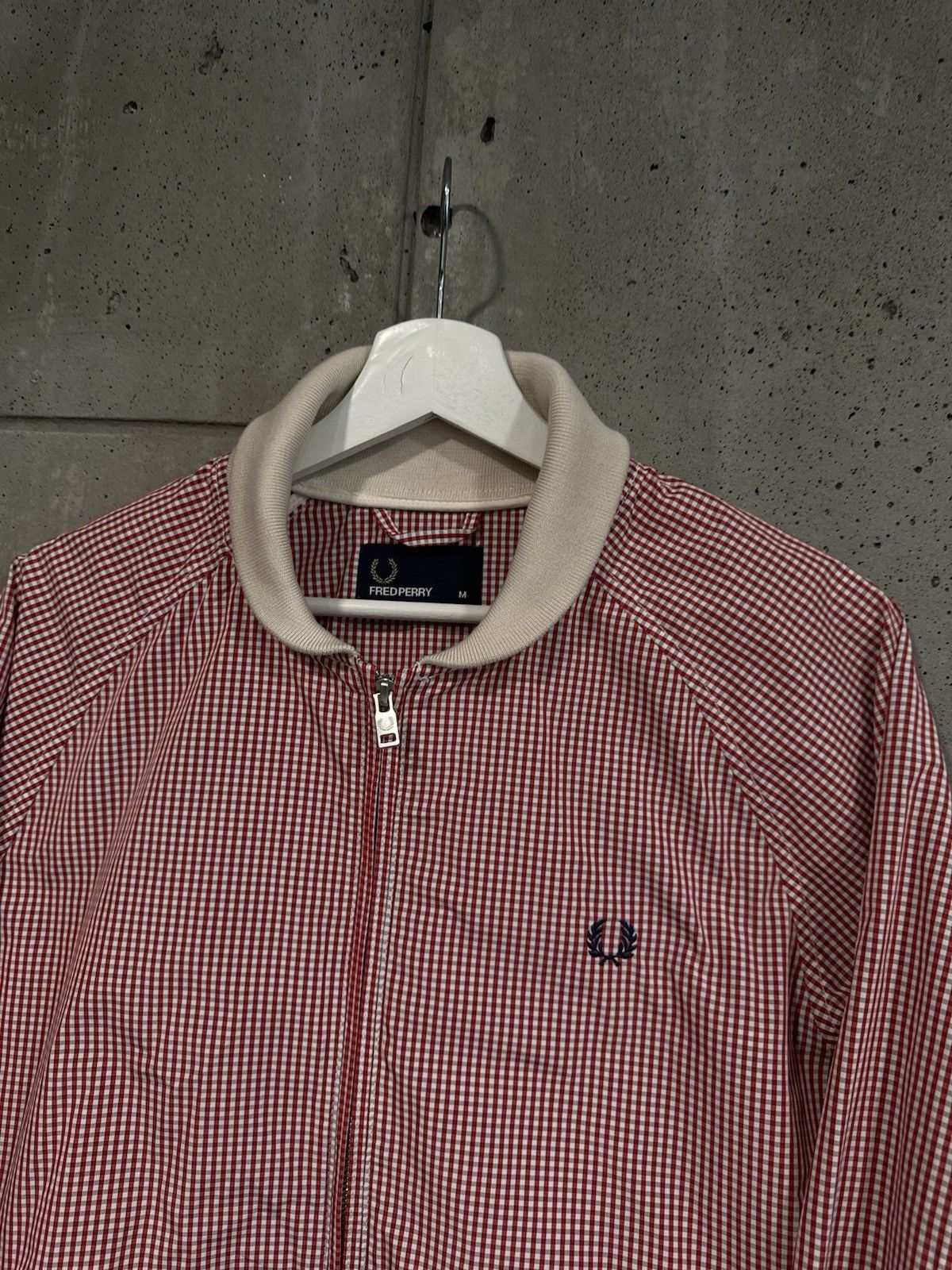 Fred Perry Fred Perry Striped Bomber Jacket Red White Men’s M Size US M / EU 48-50 / 2 - 2 Thumbnail