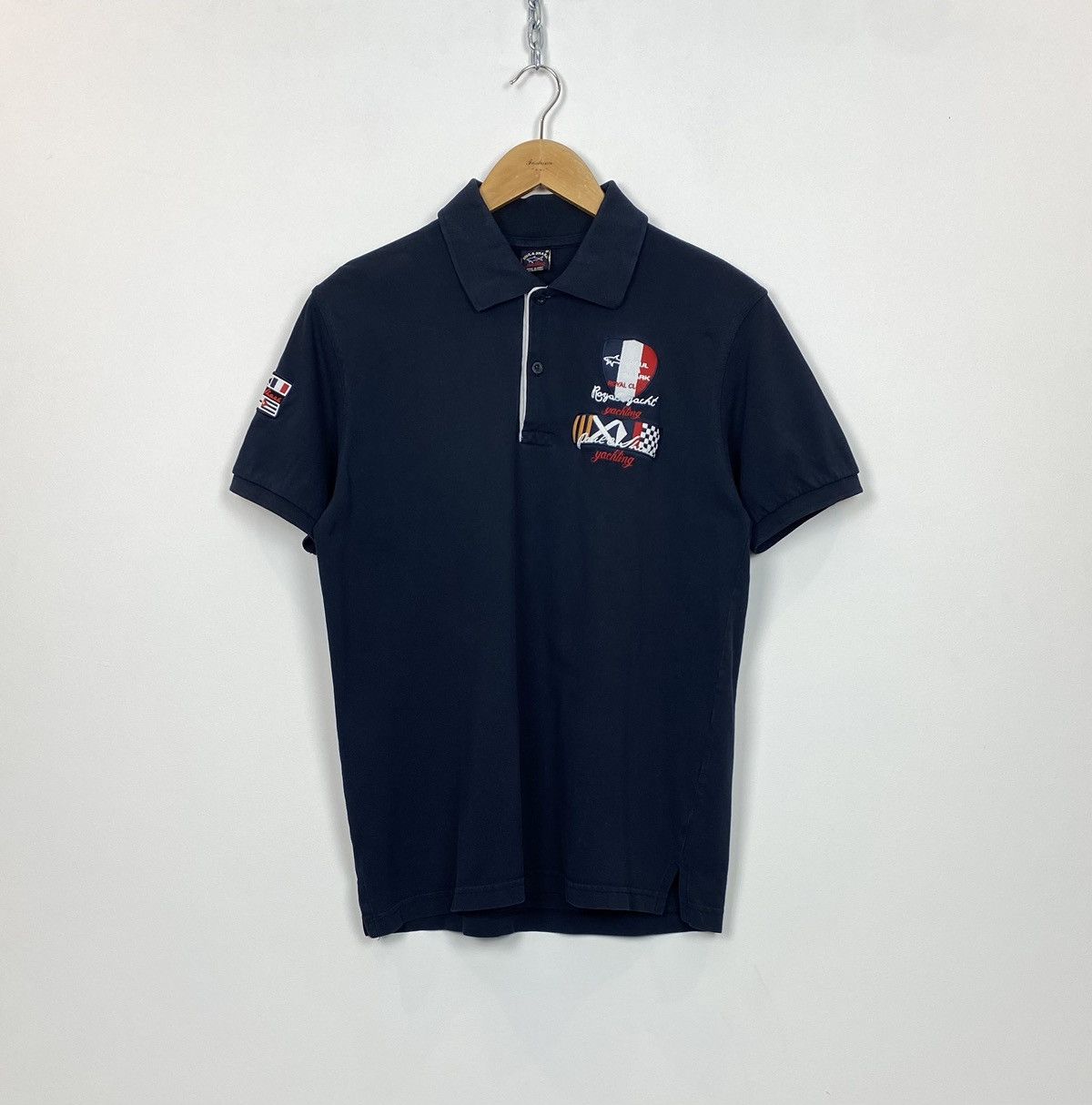 Paul & Shark Vintage Paul & Shark Made In Italy Polo Shirt Embroidered Size US M / EU 48-50 / 2 - 1 Thumbnail