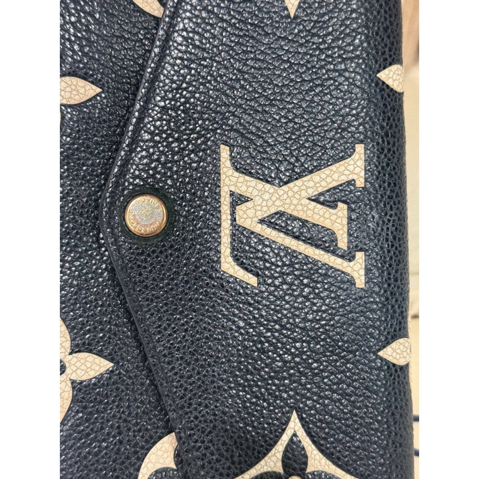 Louis Vuitton Louis Vuitton Sarah Wallet Bicolor Monogram Empreinte leathe Size ONE SIZE - 6 Thumbnail