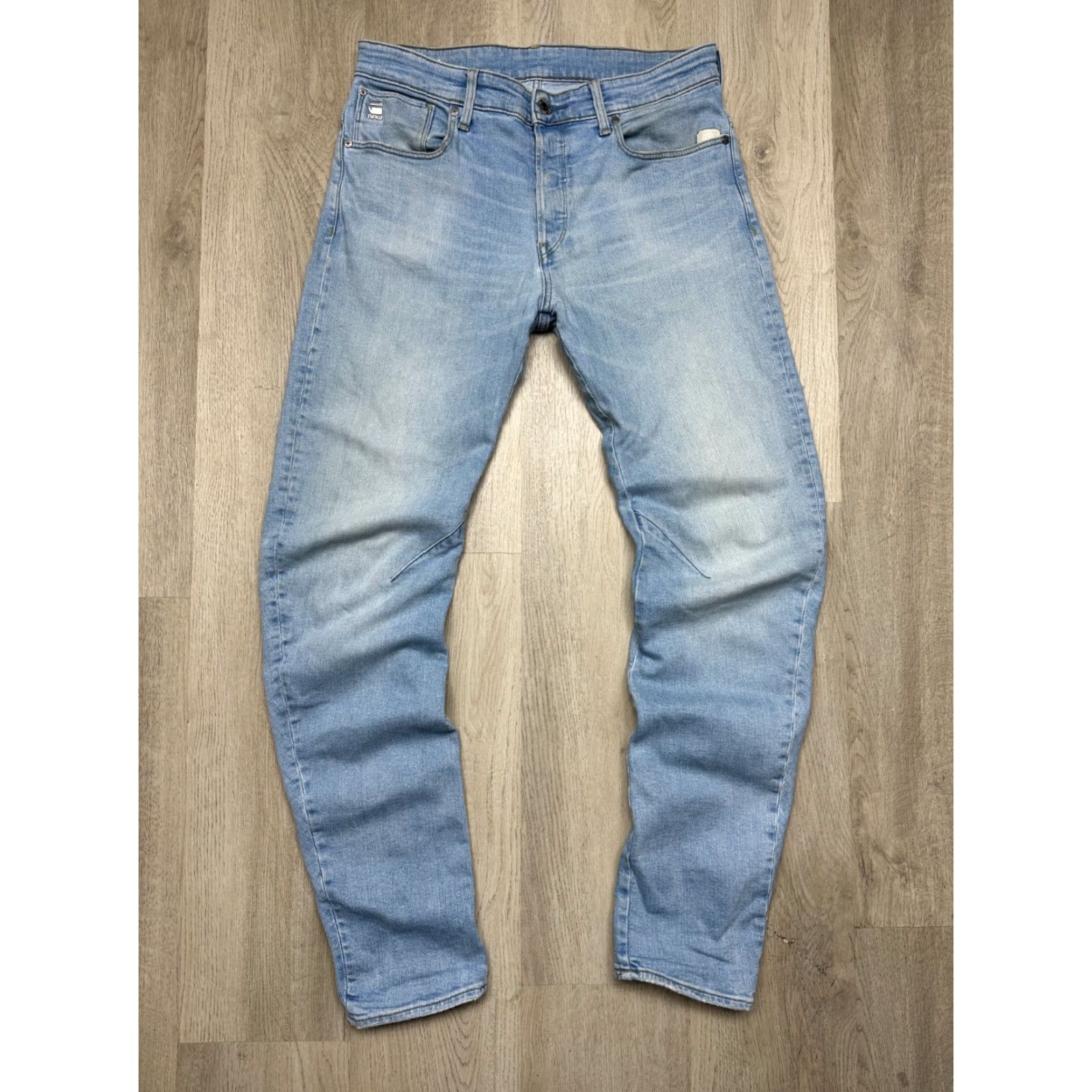 G-Star G Star Arc Jeans Mens Denim Slim 3D Arc Vintage Pants Size 32 Blue Cotton Denim Regular Inseam 34cm 82cm Waist 42cm Size US 32 / EU 48 - 2 Thumbnail