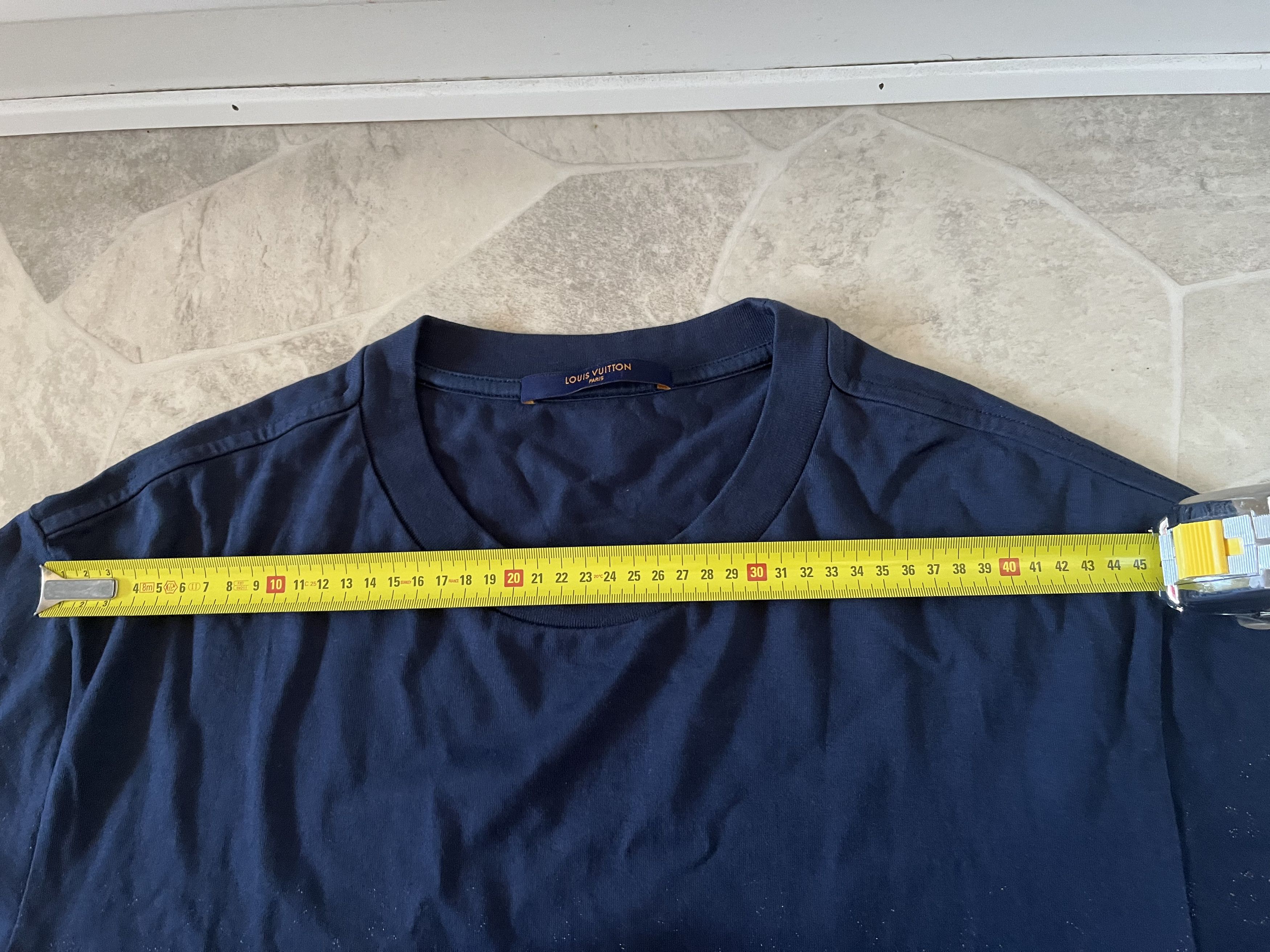 Louis Vuitton Louis Vuitton Monogram Gradient Dark Blue T-shirt Size US XXL / EU 58 / 5 - 12 Thumbnail