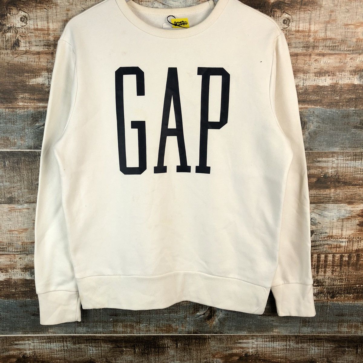 Gap × Vintage Gap vintage White Sweatshirt #A2230 Size US S / EU 44-46 / 1 - 3 Thumbnail
