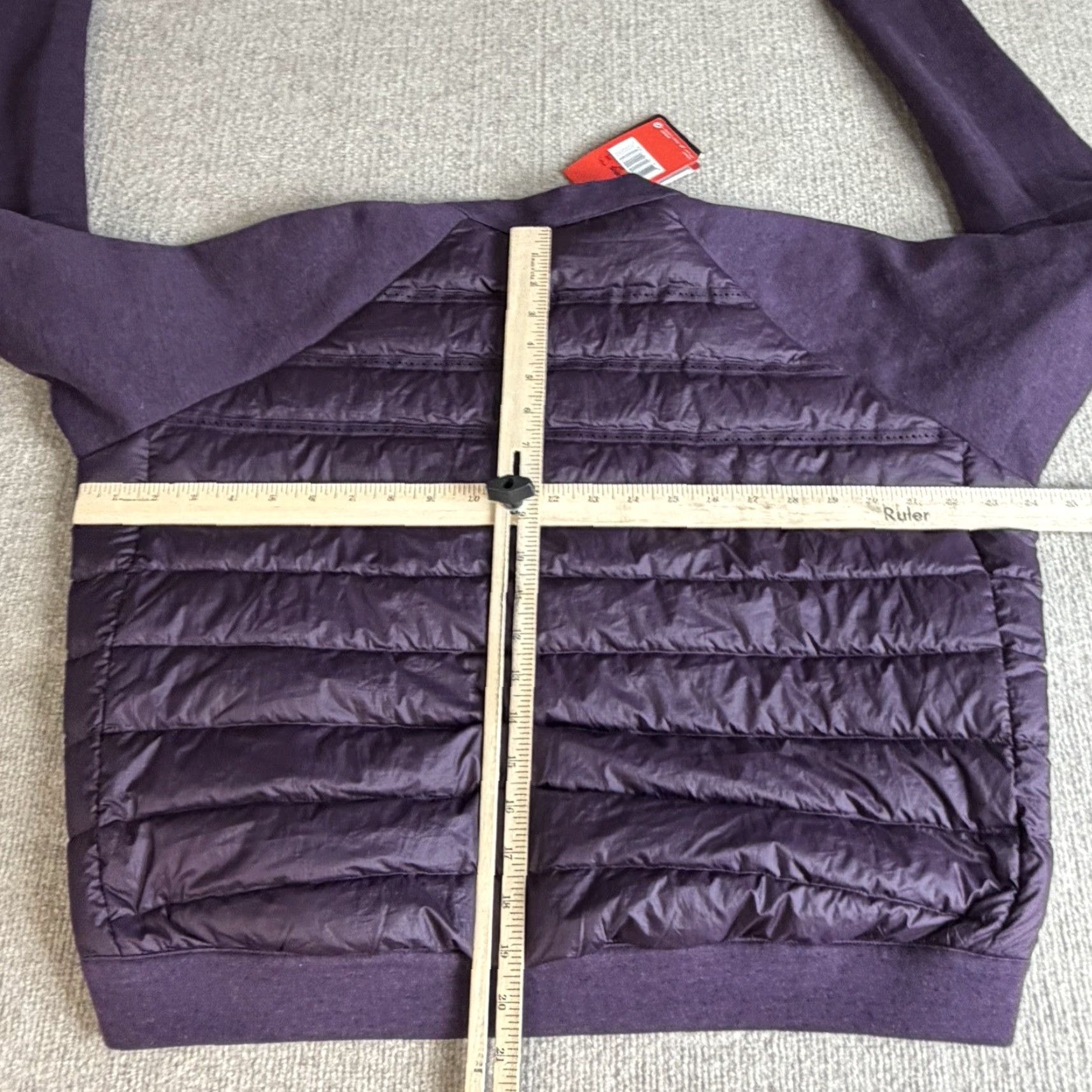 Nike Nike Womens Sweatshirt Large Purple Tech Fleece 800 Down Aeroloft 683935-507 NEW Size L / US 10 / IT 46 - 7 Thumbnail