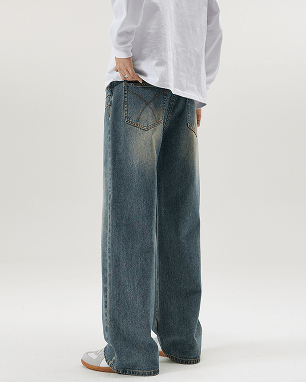 Japanese Brand × Jean American cleanfit washed straight loose jeans Size US 32 / EU 48 - 4 Thumbnail