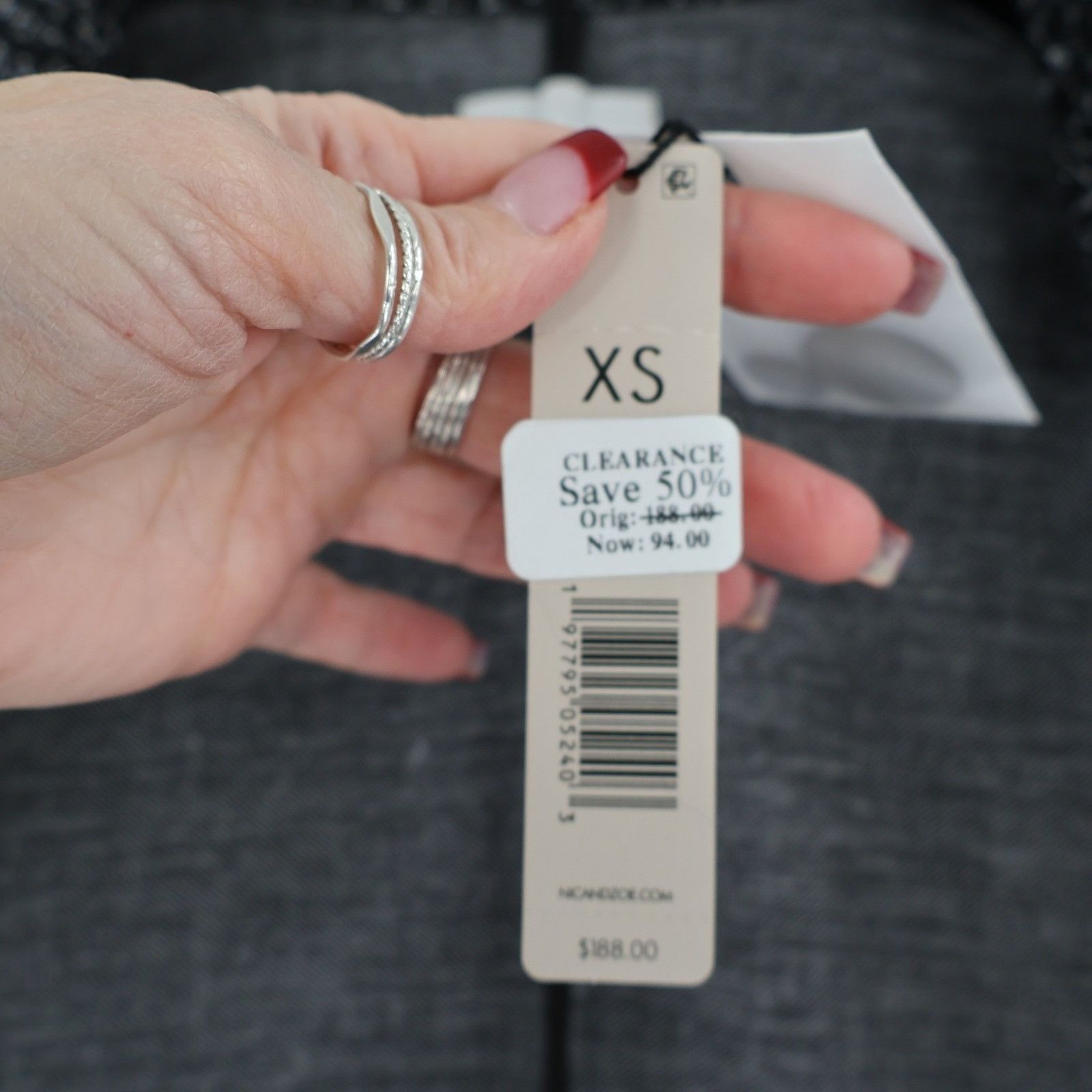 NIC+ZOE NIC+ZOE Dotty Grid Zip Jacket Womens XS Black Knit Career Po Size XS / US 0-2 / IT 36-38 - 13 Thumbnail
