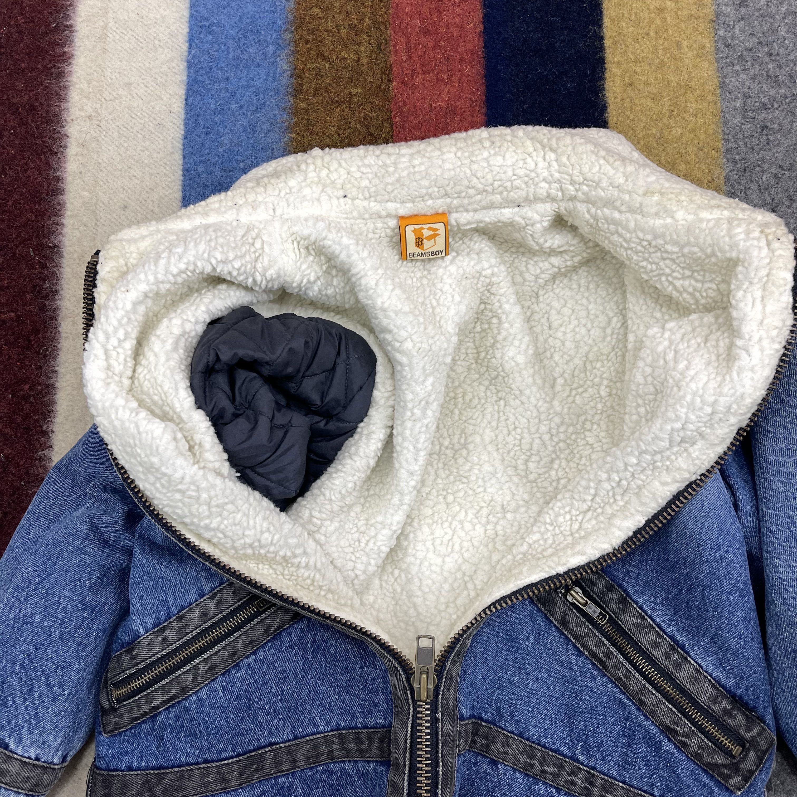 Beams Plus BEAMS BOY Denim Jacket / Fur Jacket #2374-03 Size US S / EU 44-46 / 1 - 7 Thumbnail