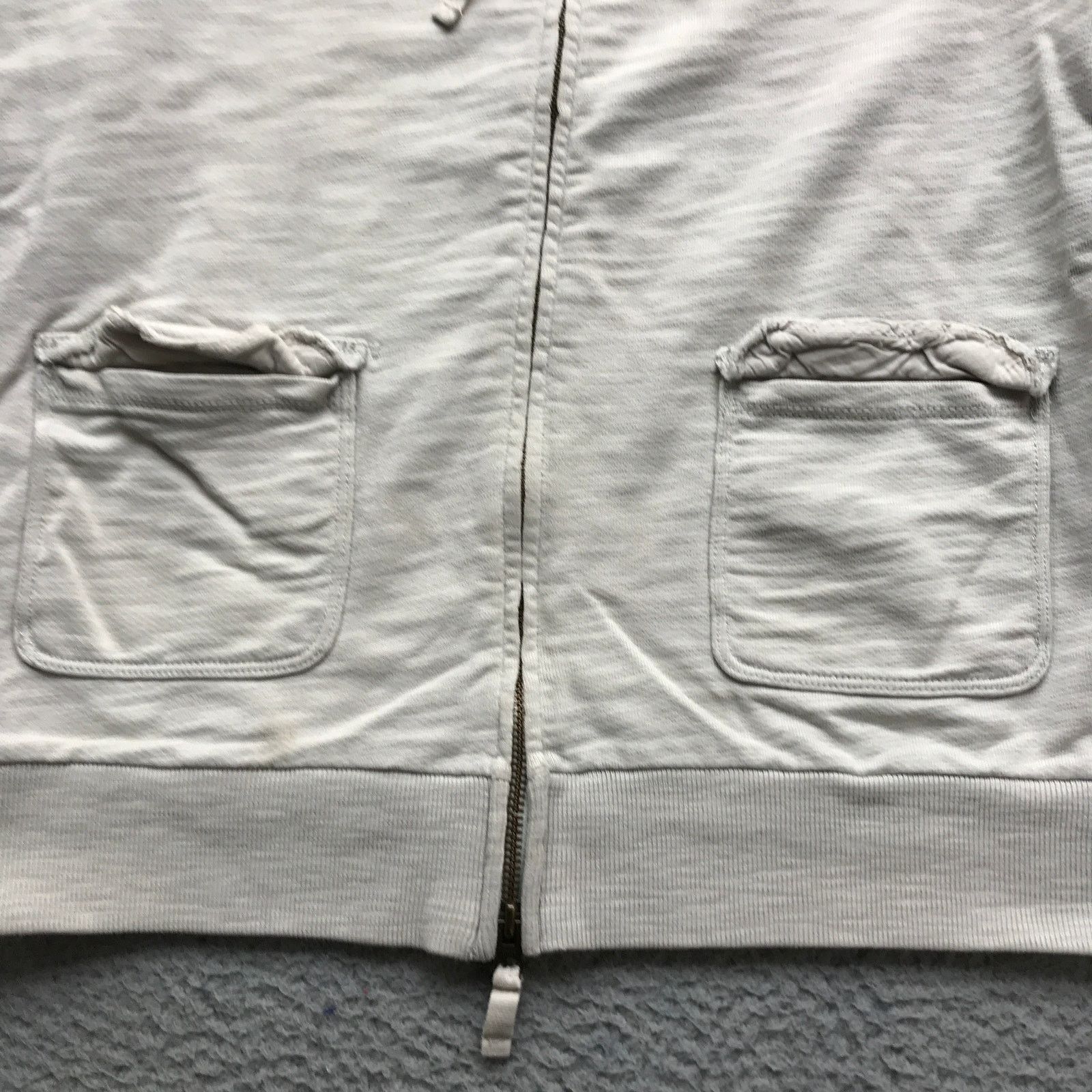J.Crew J.Crew Rumpled Sweatshirt Jacket Hoodie Women Medium Tan Size M / US 6-8 / IT 42-44 - 8 Thumbnail