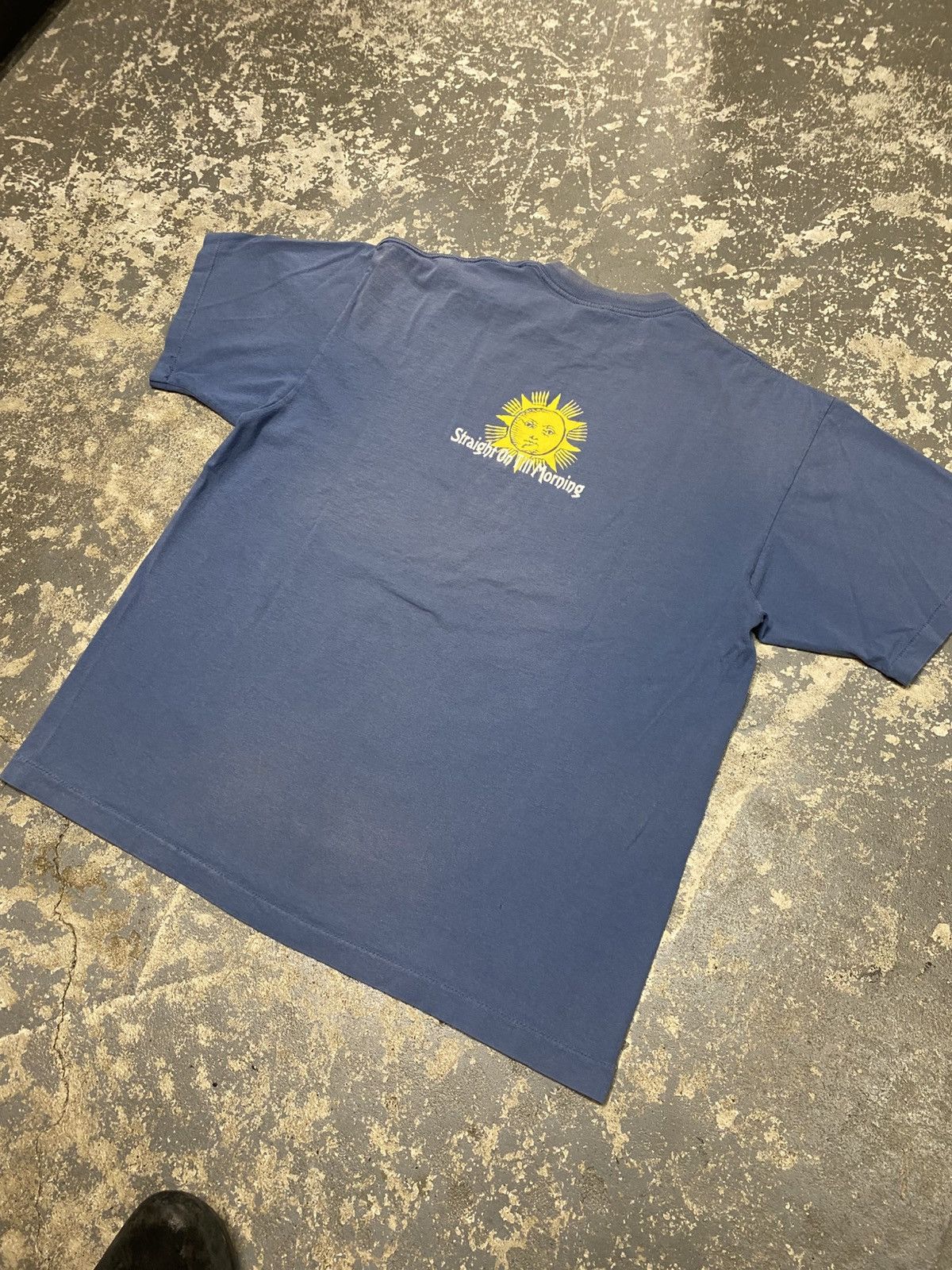 Japanese Brand × Vintage Vintage Blue Travelers Cat Straight On Till Morning Tshirt Size US XL / EU 56 / 4 - 7 Thumbnail