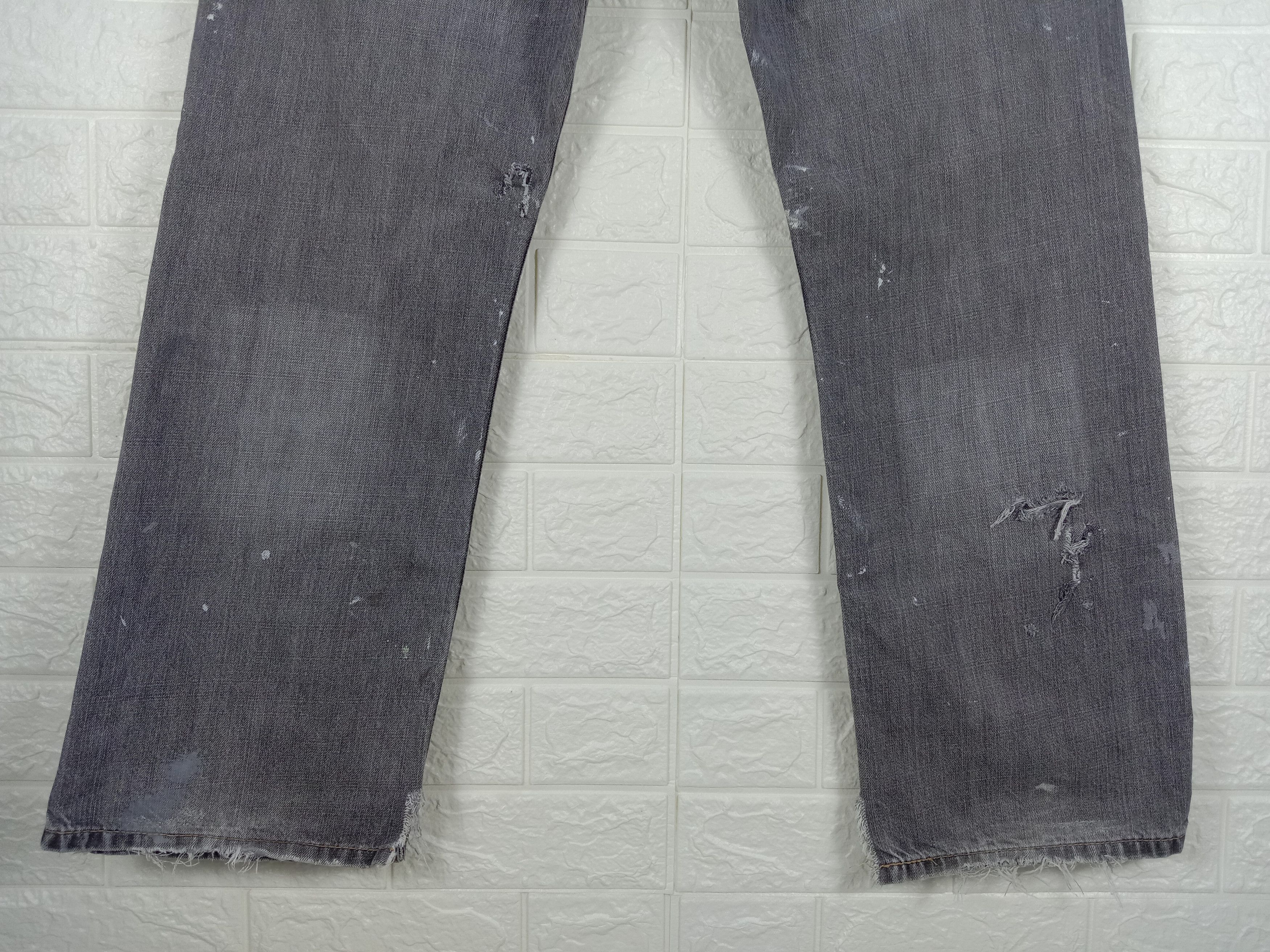 Levi's Vintage Levi's 514 Paint Splatter Jeans Straight Fit Denim Size US 34 / EU 50 - 8 Thumbnail