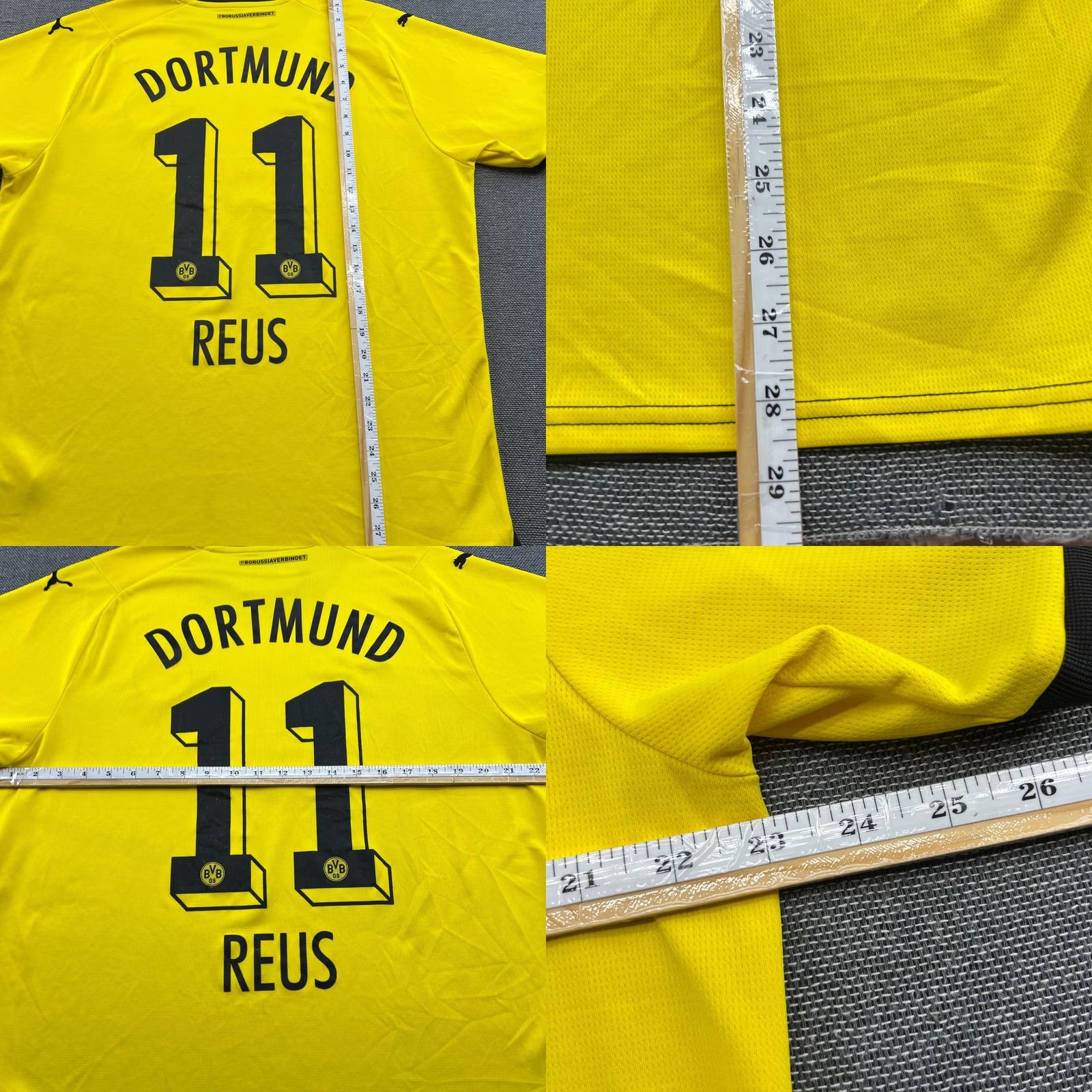 Puma PUMA Borussia Dortmund 2023 2024 Home Reus #11 Mens XL Football Jersey Shirt Size US XL / EU 56 / 4 - 9 Thumbnail