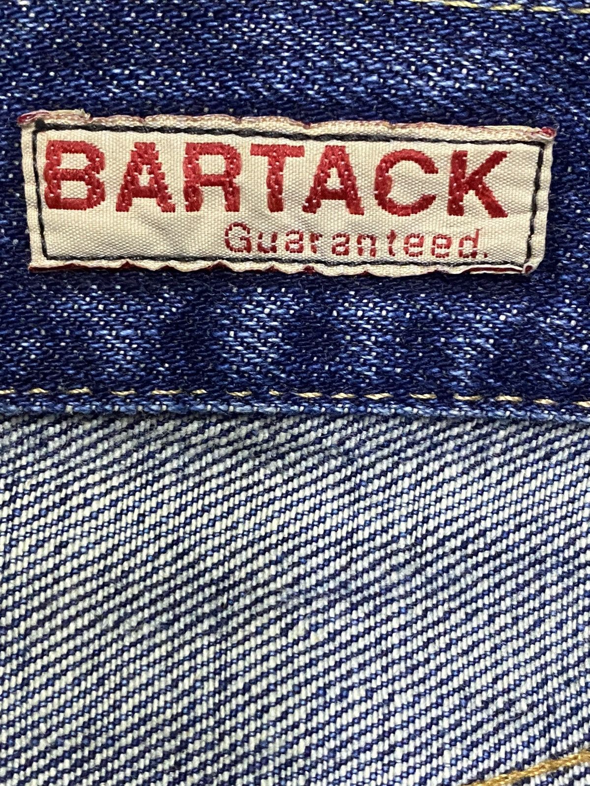 Japanese Brand Vintage Japanese Brands Bartack Selvedge Loose Jeans Size US 35 - 11 Thumbnail