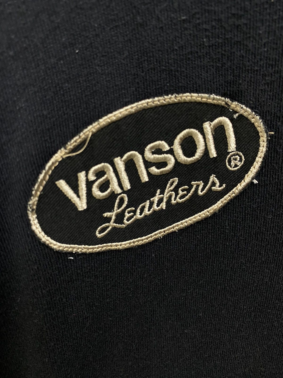 Vanson Leathers Vanson Leather Varsity Jacket Heavy Cotton Motorcycle Jacket Size US L / EU 52-54 / 3 - 9 Thumbnail