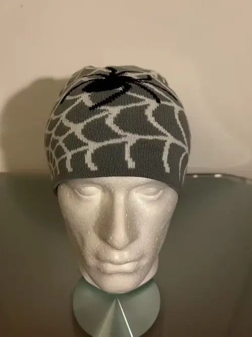 Hathaway Golf Y2K Spiderweb beanie (gray white) Size ONE SIZE - 4 Thumbnail