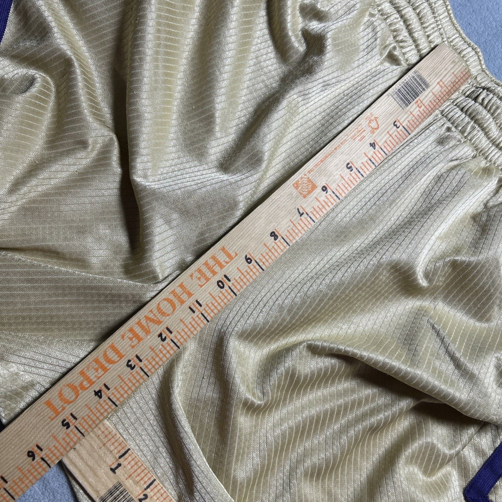 Nike Nike Gold Shinny Dazzle Mesh Shorts Mens XL 34x9 Baggy Retro Size US 34 / EU 50 - 20 Thumbnail